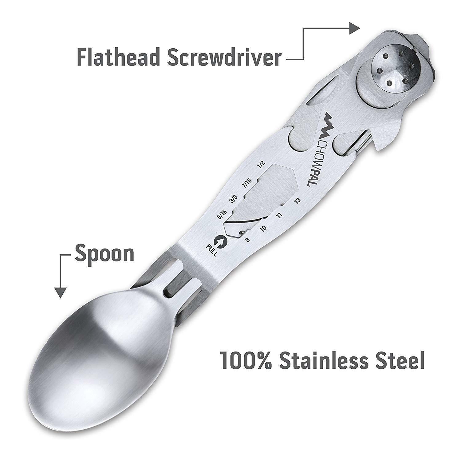 Outdoor Edge CHOWPAL Outdoor Mealtime Multi Tools 420J2 Stainless Steel