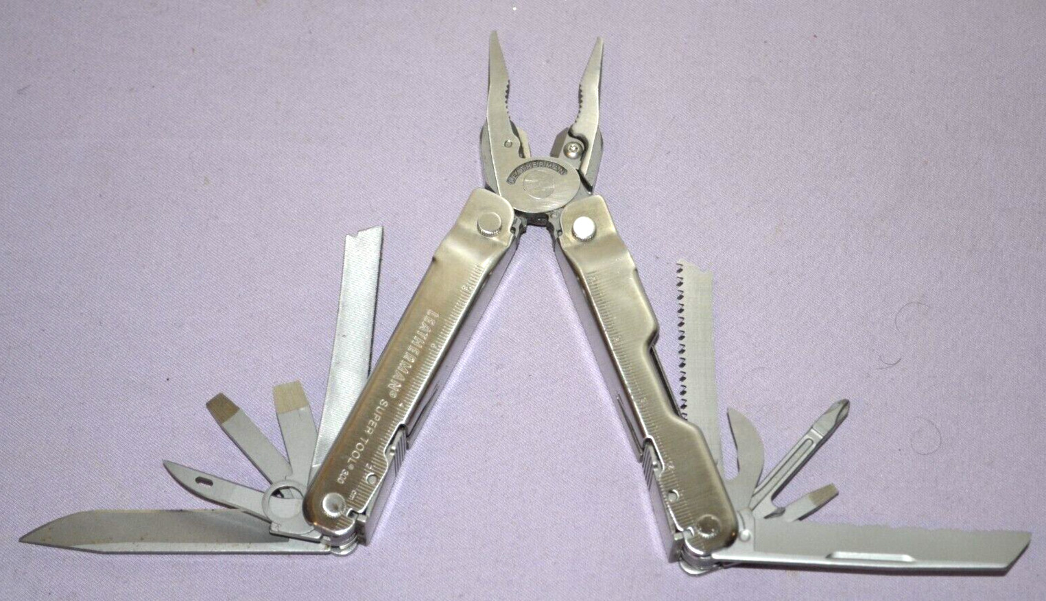 OEM Leatherman Super Tool 300 Multi-Tool Knife, Pliers, Other Tools – Great Cond