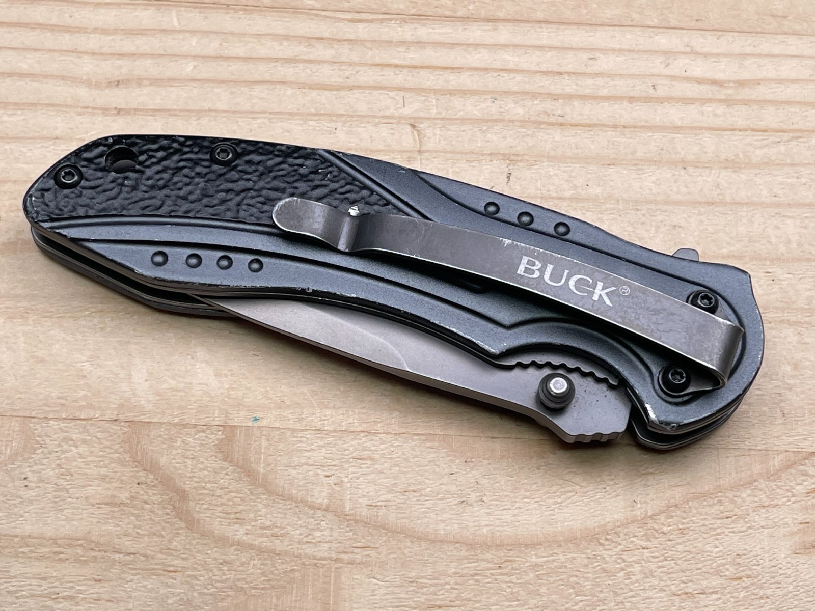 Buck Trigger 865 Liner Lock Folding Flipper Pocket Knife Aluminum – Discontinued