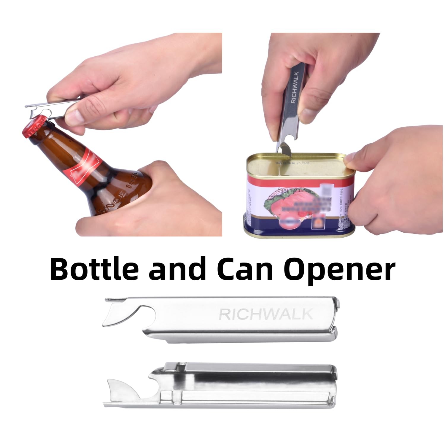 4-in-1 Camping Length: 6.30 in ,Thickness: 0.78 in,Width: 2.36 in, Silver