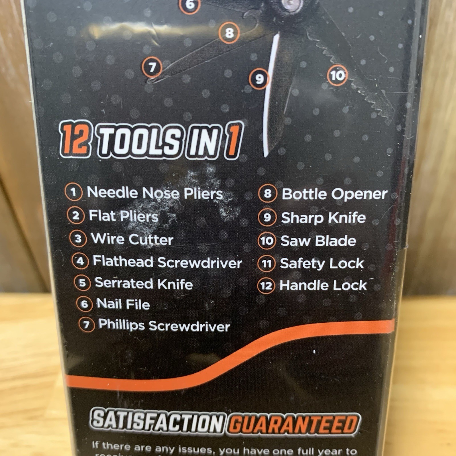Rak Pliers Multi Tool 12 Tools In One. Plus Carrying Case New Factory Sealed.