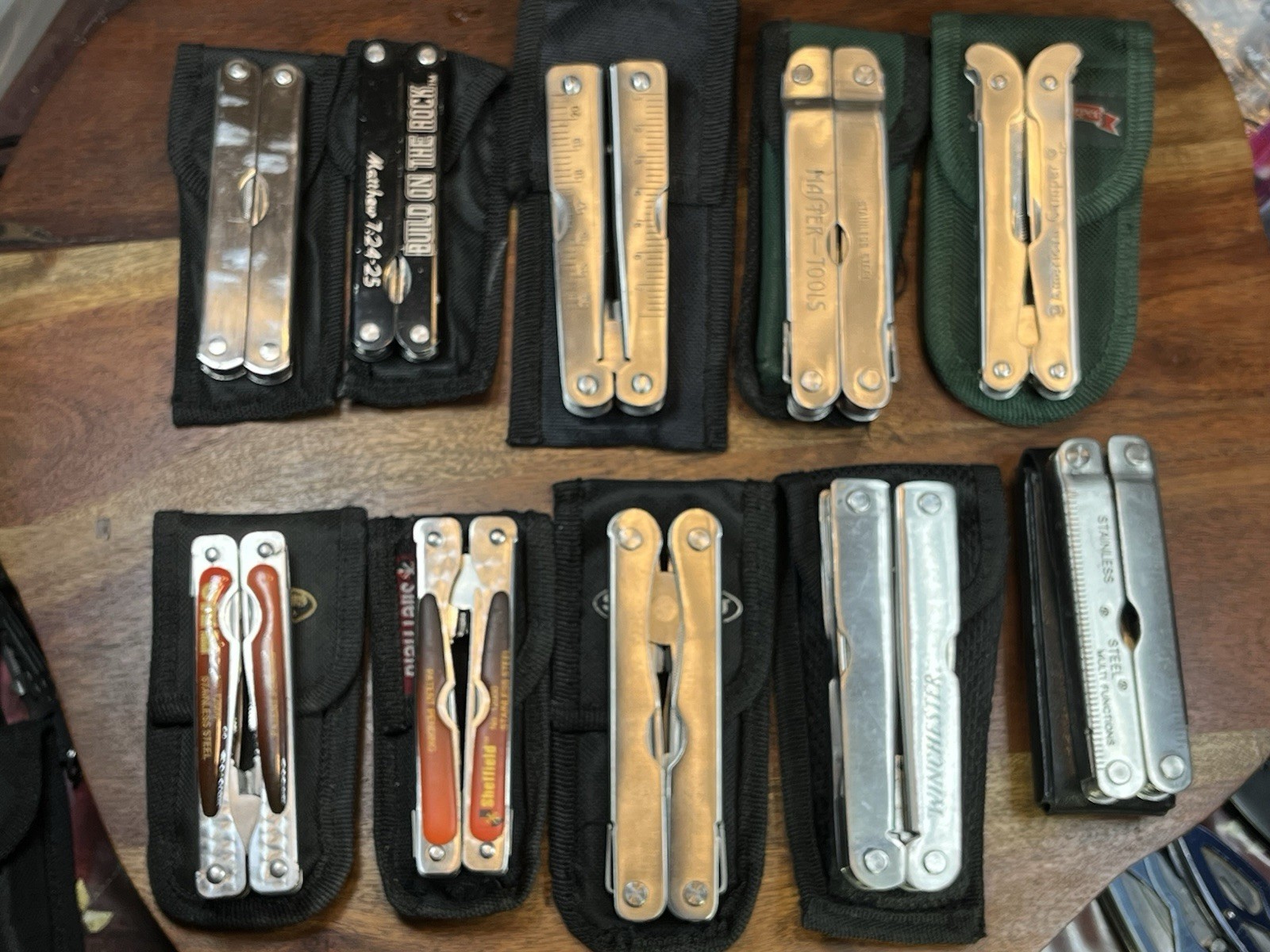 TSA CONFISCATED Hand Selected Inspected STAINLESS MULTITOOL (Lot of 10)