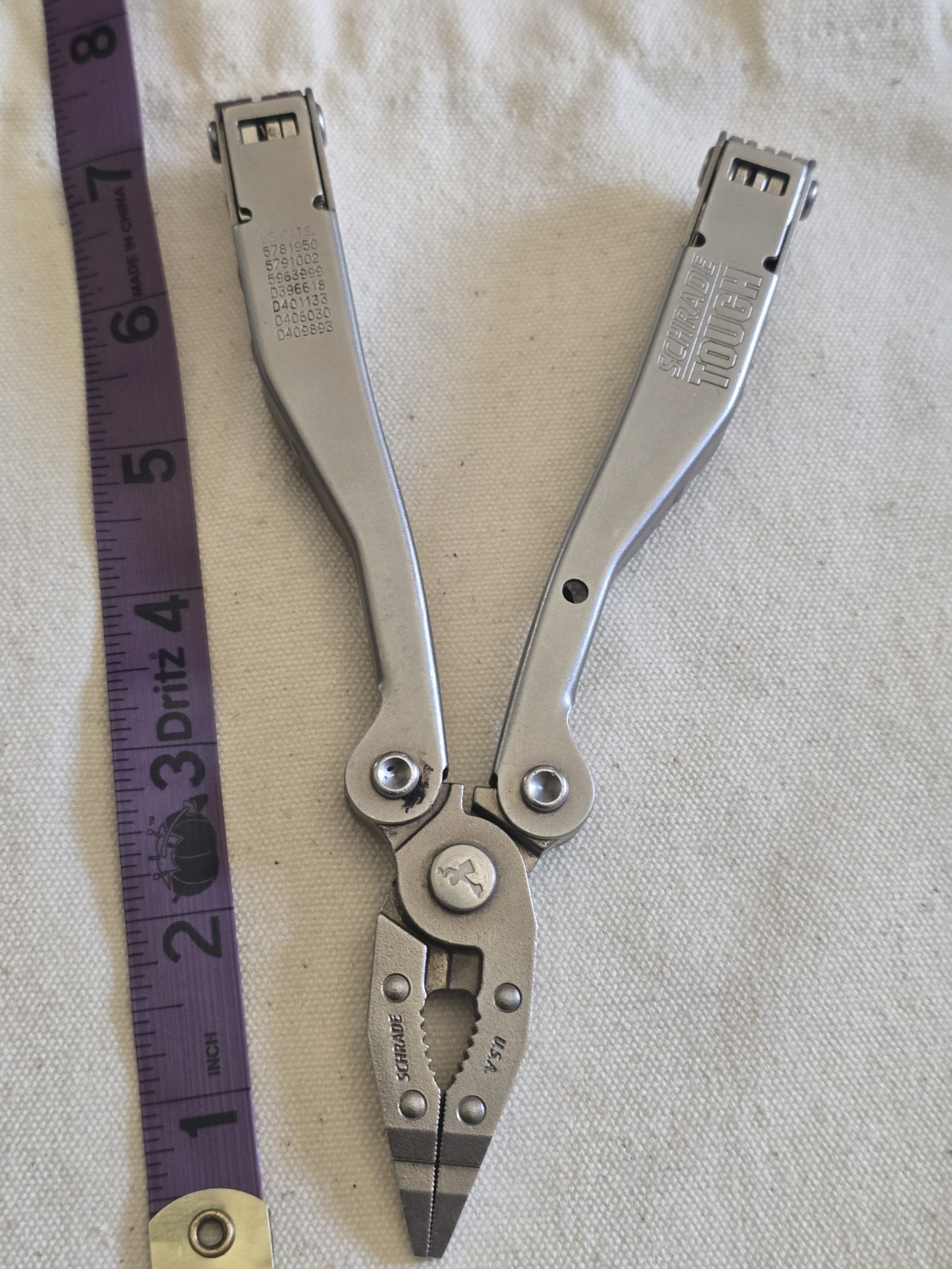 Schrade Tough Tool Sheath & Multi Tools/knives Pliers Made In USA