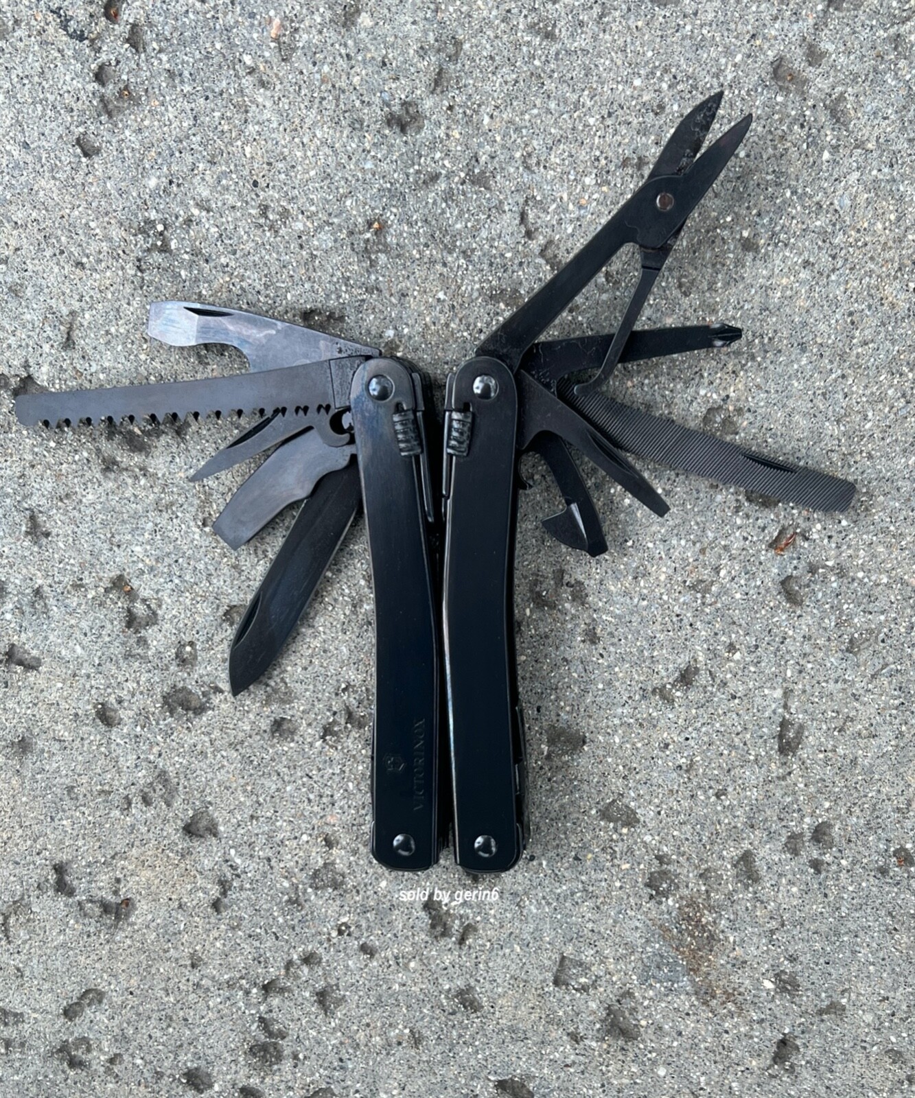 Victorinox Swiss Army Knife Black Swisstool Spirit XBS W-Pouch 3.0224.3CNUS2 NIB
