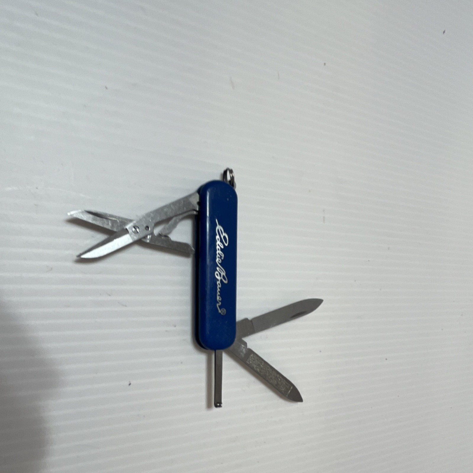 Vintage Eddie Bauer Blue Stainless Steel Multi-Tool Knife