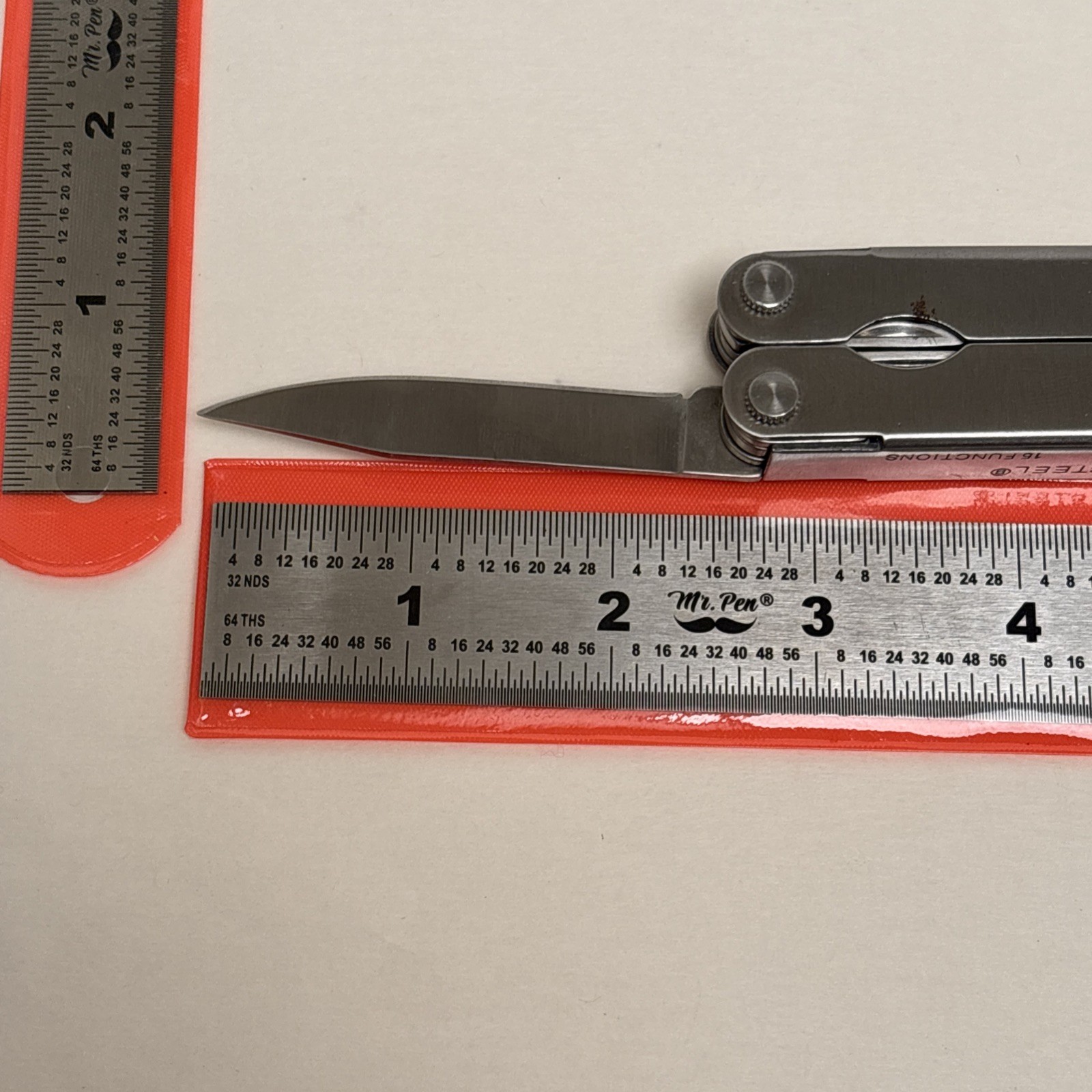 Stainless Multi Tool Pliers Camp Hunt Fish Tool box Travel Knife Ruler Survival