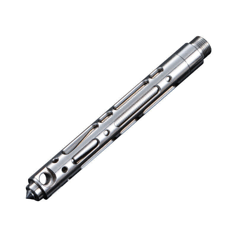 Mini Hollow Out Pen Titanium Alloy Writing Pen Pocket Pen Outdoor EDC Multi Tool