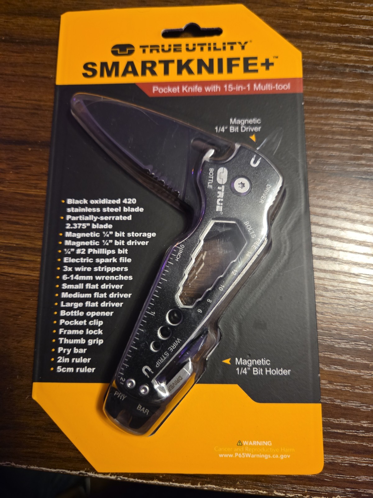 TRUE UTIITY Smart Knife + 15 In 1 Multiitool With Case