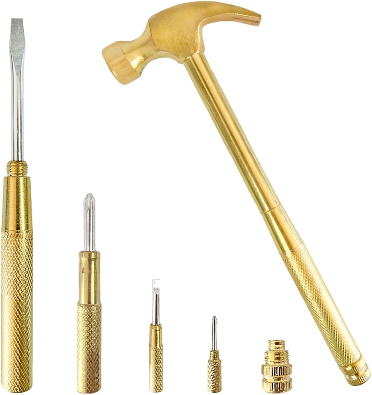 Compact 6-in-1 Multitool Hammer with Non-Slip Grip – Perfect for Every Project