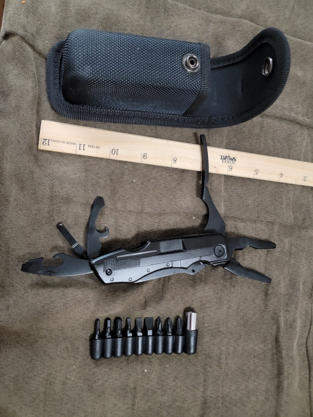 Falcon Professional Multi Tool Knife 14 Different Functions W/Black Sheath
