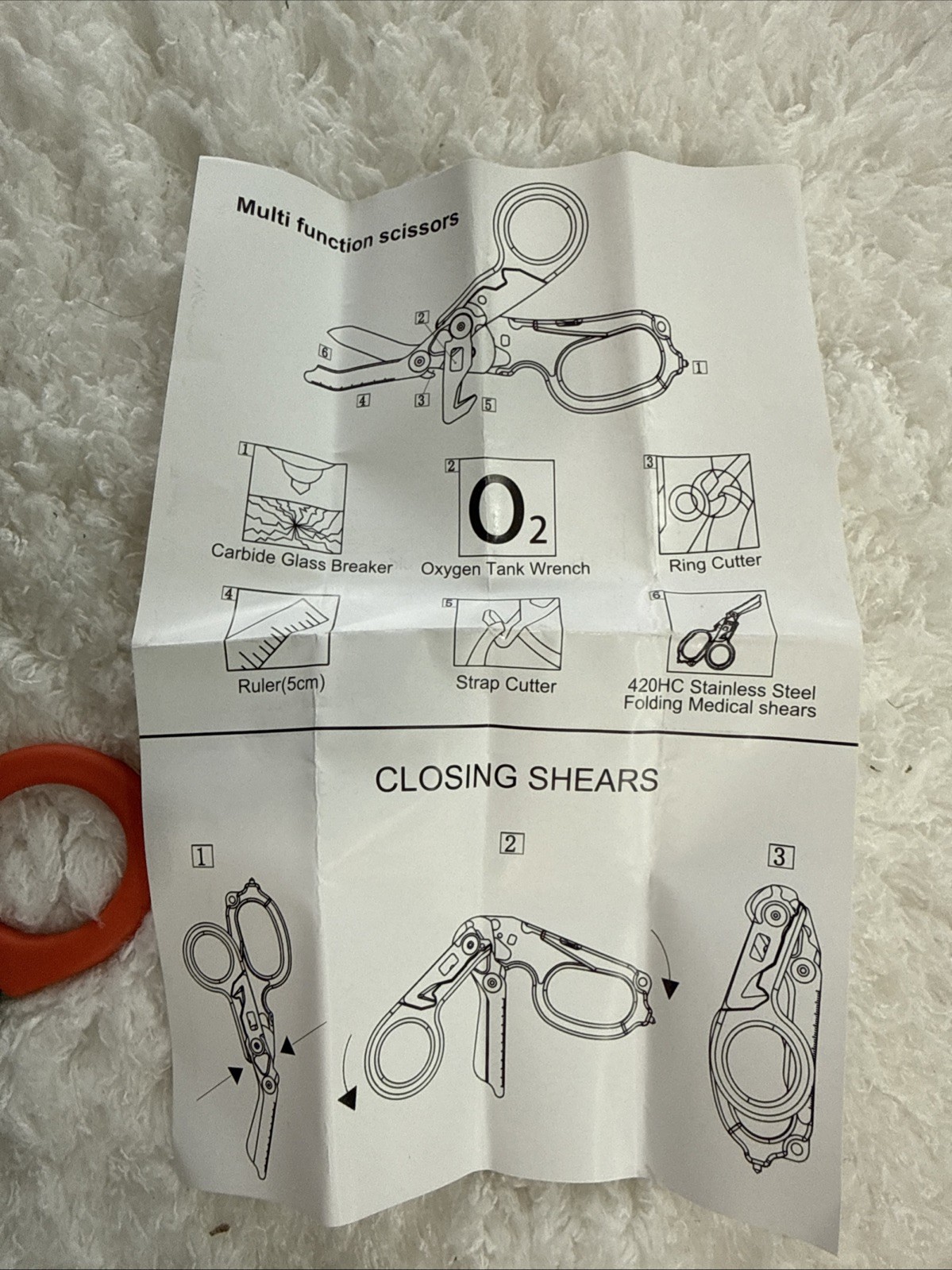 Tactical Multifunction Scissor For First Aid Expert Survival