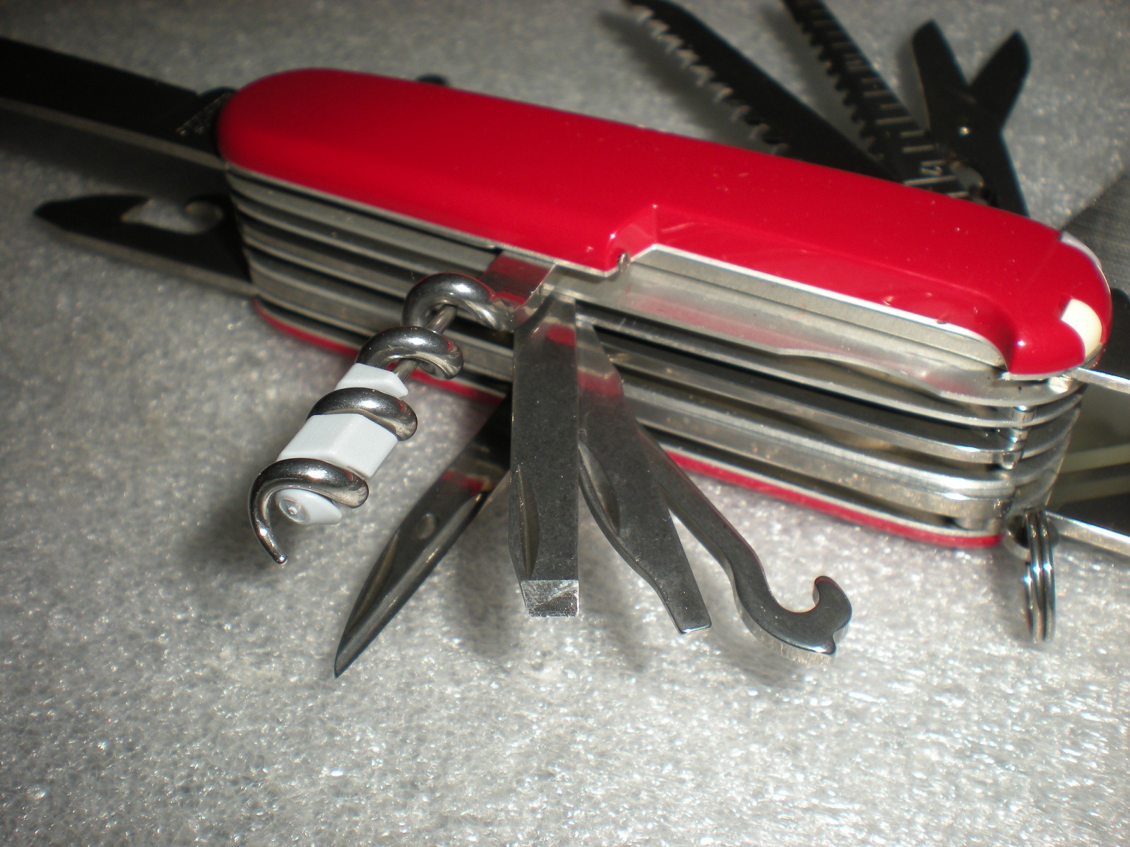 OEM Victorinox Officier Suisse Red Swiss Made Army Knife Multi Tool Saw Scissors
