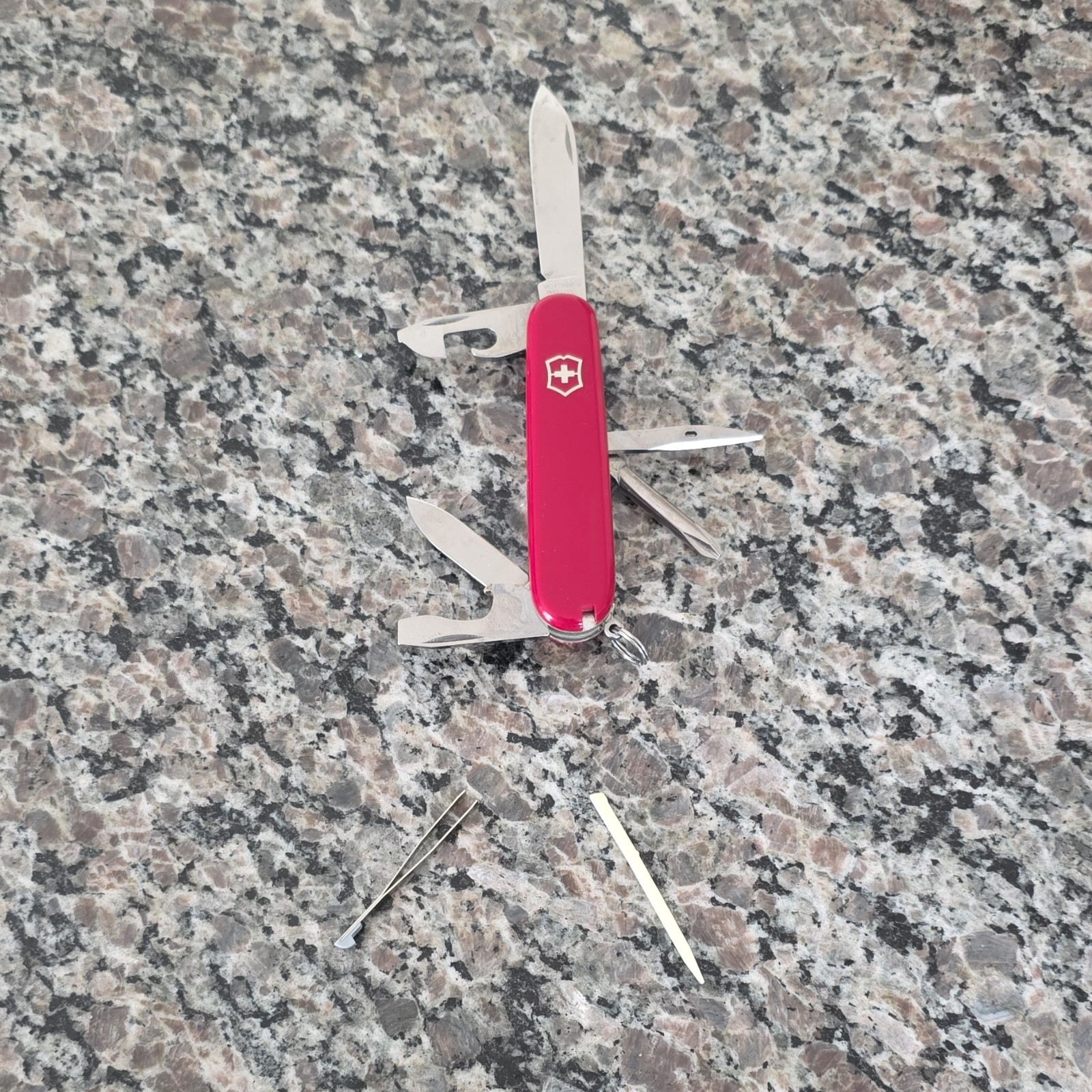 Victorinox Red Multi-Tool Knife 7 Functions Stainless Steel Lightweight