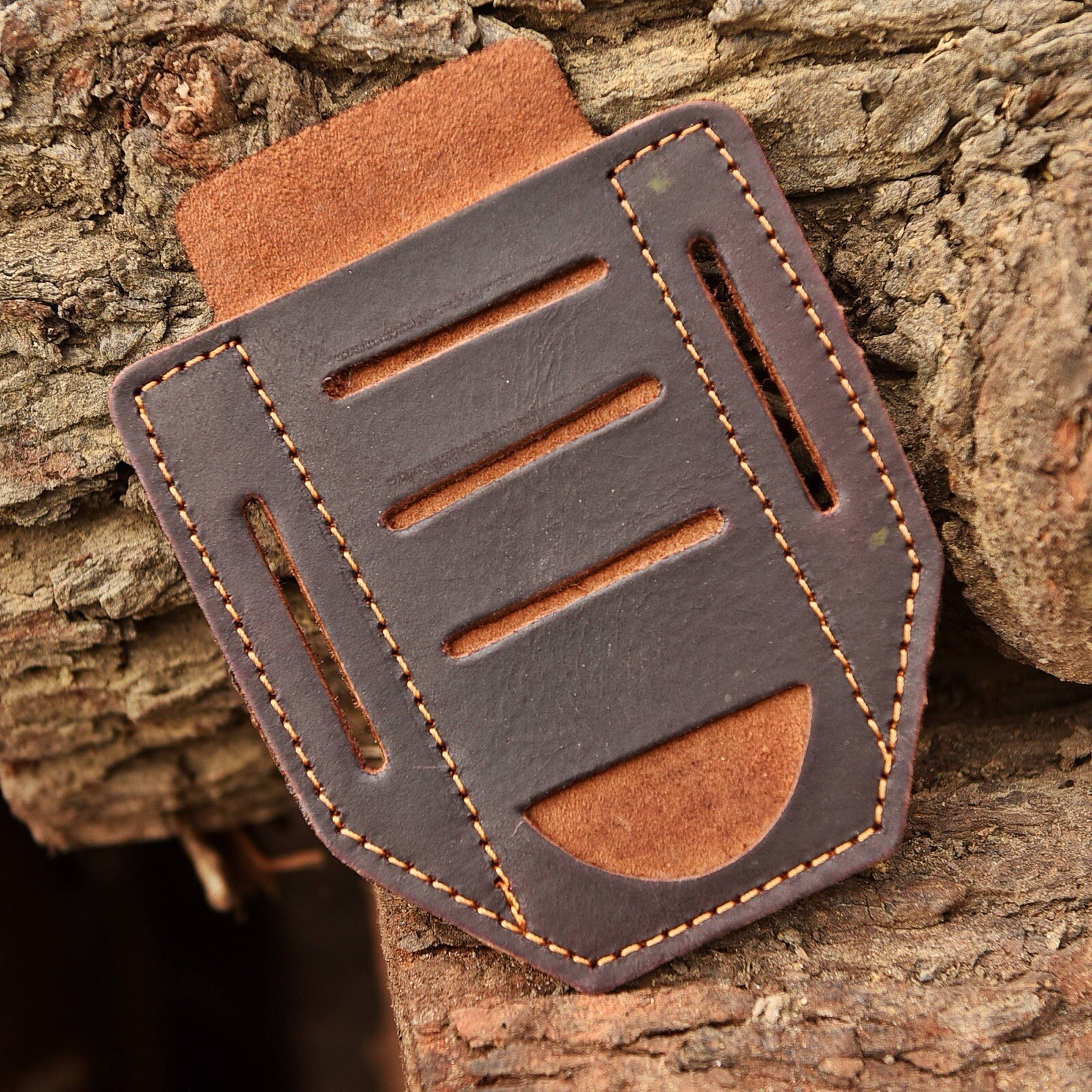 Handmade Belt Organizer Multitool Leather Sheath LeatherMan Knife Flashlight
