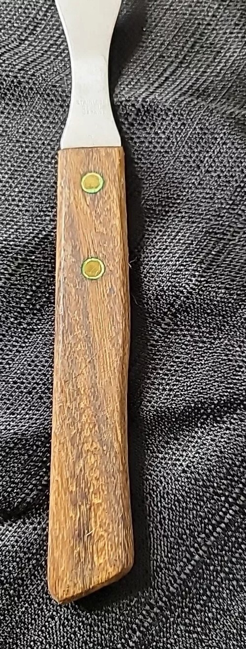 Vtg. STAINLESS STEEL MEAT CUTTING FORK. MADE IN JAPAN