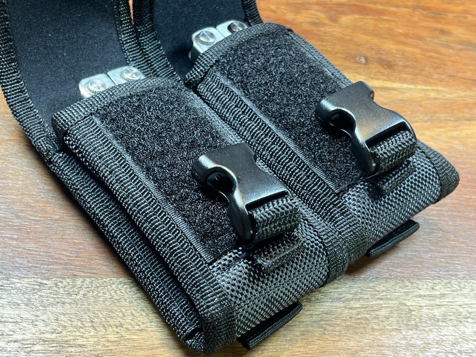 15 Function Multitool Plier Crimper Knife File + Sheath (Lot of 2)