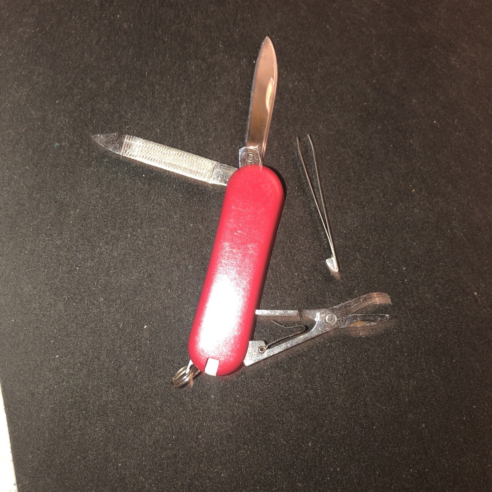 Two Pocket Knives, Stainless Steel Blades, Tools, Nail Files, One w/scissors