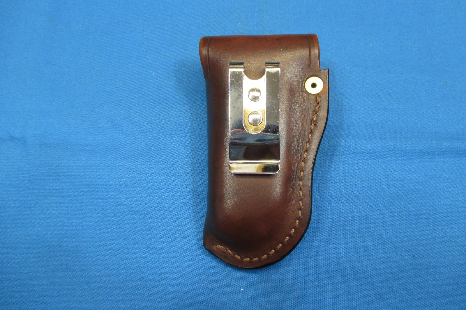 Leather Sheath LEATHERMAN WAVE MULTI TOOL, Holster Shaped, WITH STEEL BELT CLIP