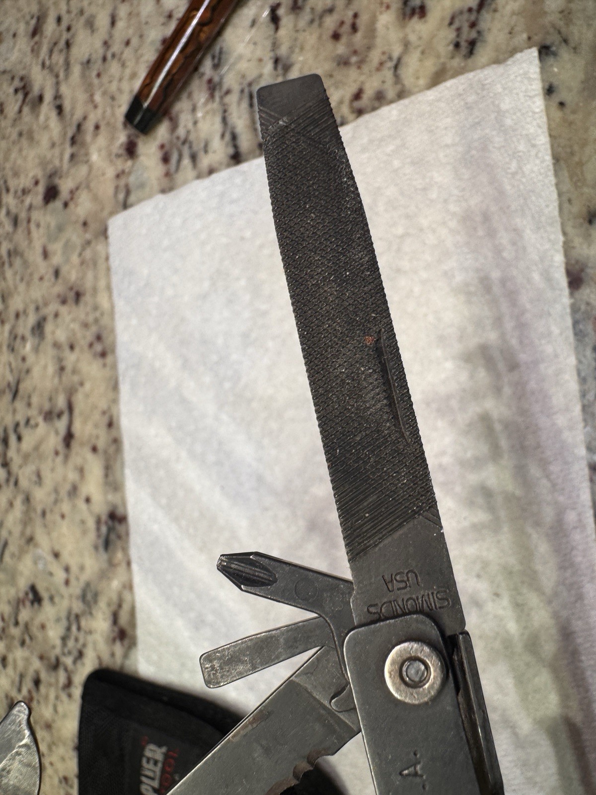Vintage Gerber MP 3 Multi Tool USA Black w/ Nylon Case