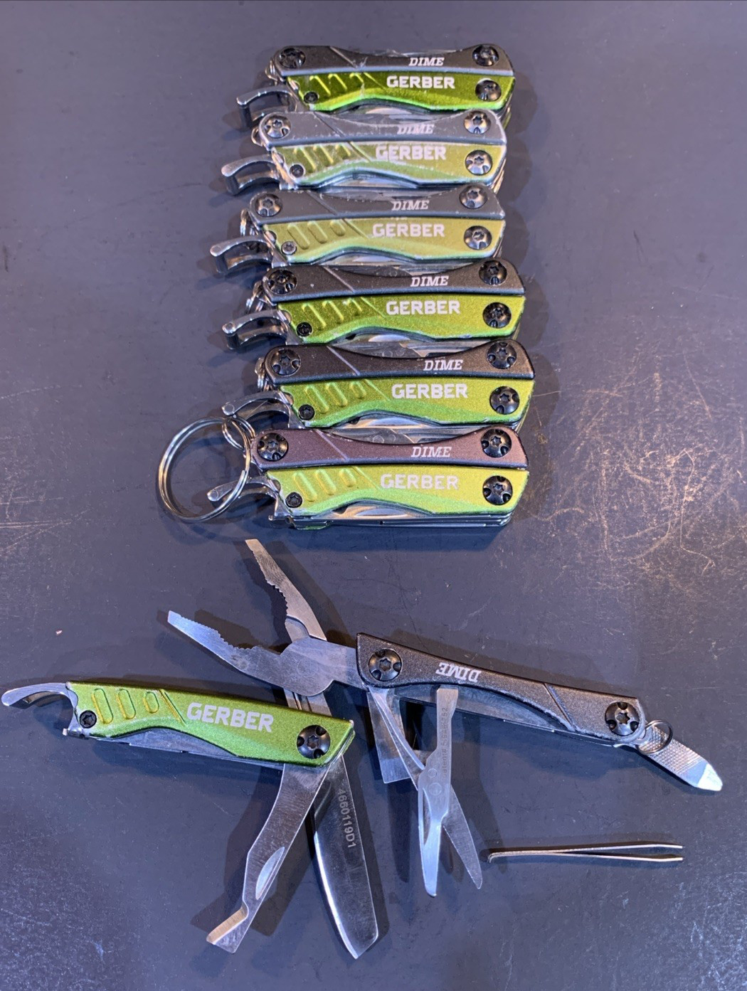 Gerber Dime Multi Tool Lot Of 7 USED