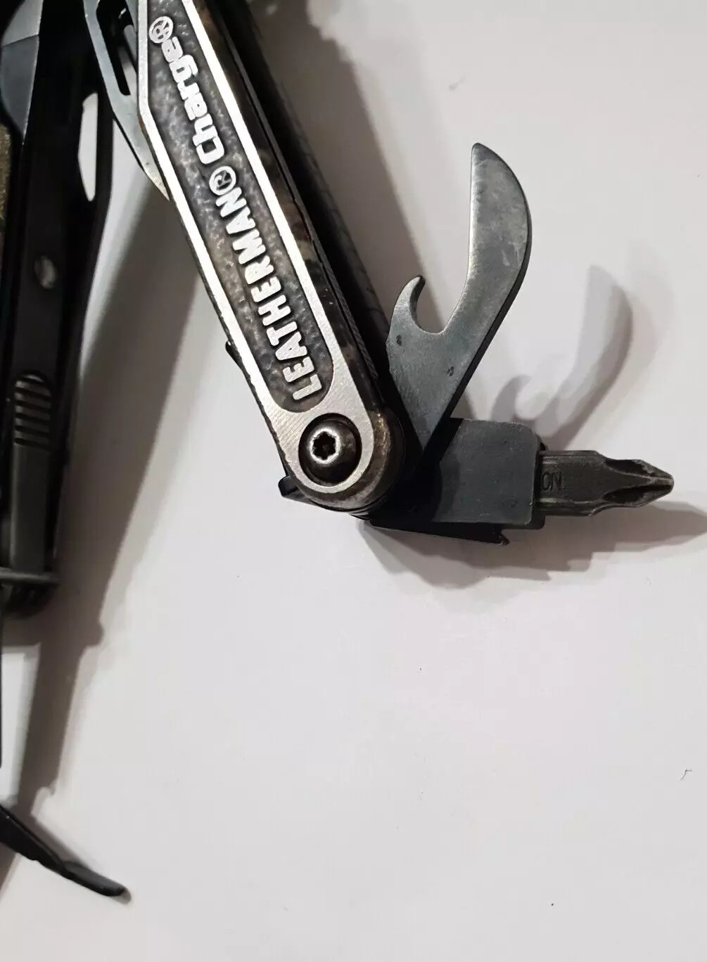 🔥 Leatherman Charge TTI BO Autumn Camo Titanium Cap Crimper CC Used Very Rare