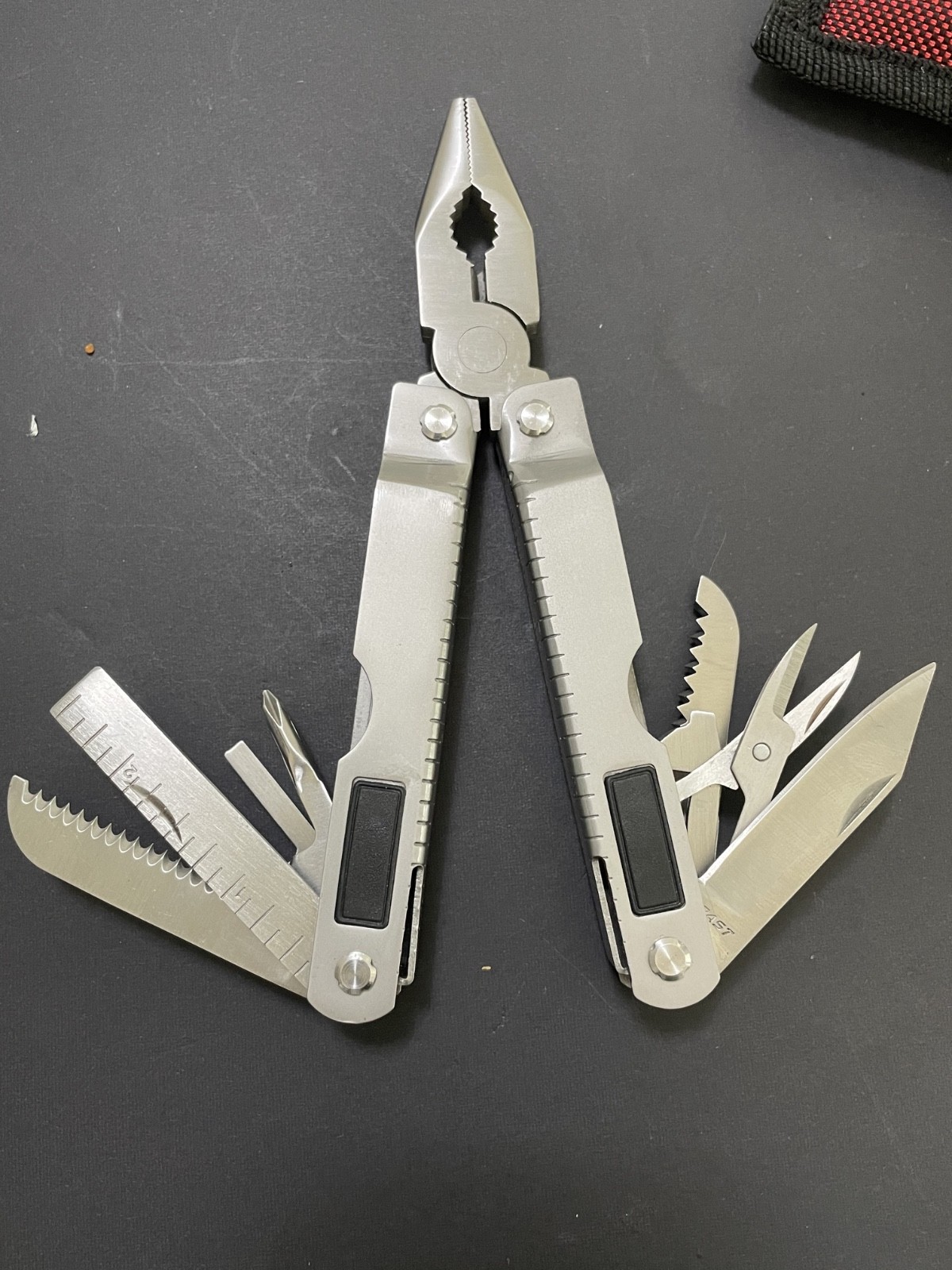 Coast Pocket Pliers Multi Tool Folding Knife w/ Sheath Stainless Steel