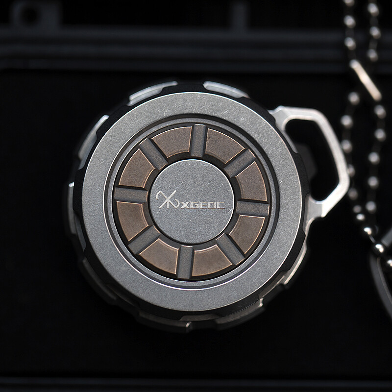 EDC Titanium Alloy Waterproof Case Portable Sealed Medicine Storage Box Pendant