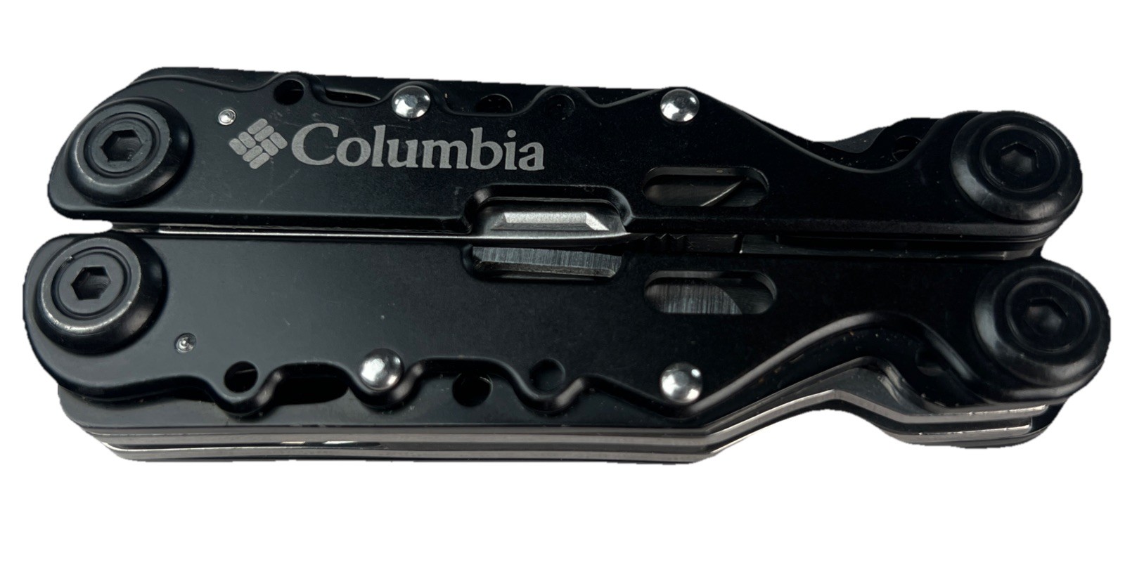 Columbia 9-Function Multi-Tool Black Silver-Tone EUC
