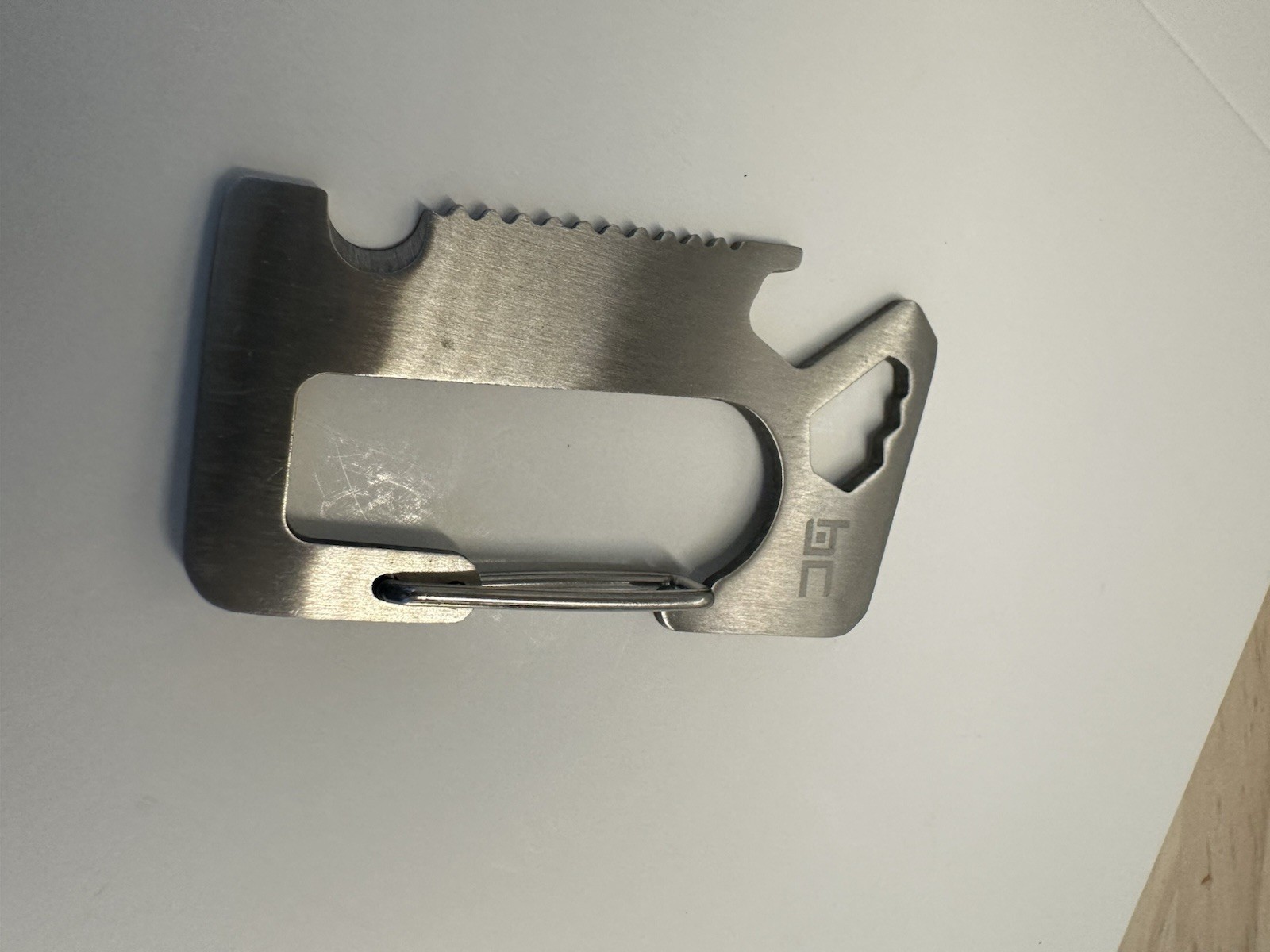 “Gulfstream” Branded Everyday Carry (EDC) Pry Bar Keychain Carabiner 2.5”