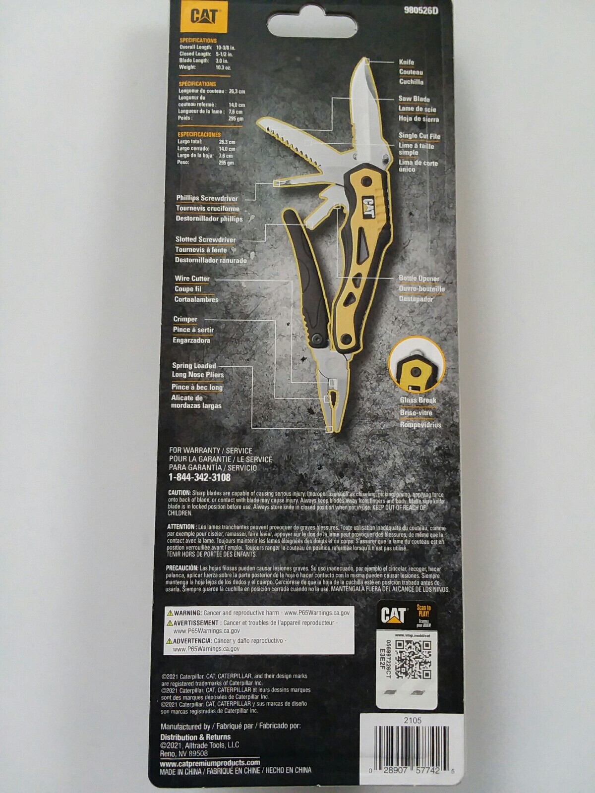 Cat 10-in-1 Multi Function Tool