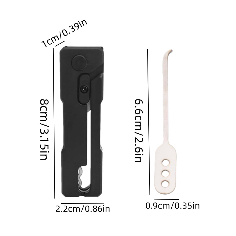 2025 Grav Pick Multi-Tool Outdoor Survival Tool – Pocket EDC Tool with Hook &Awl