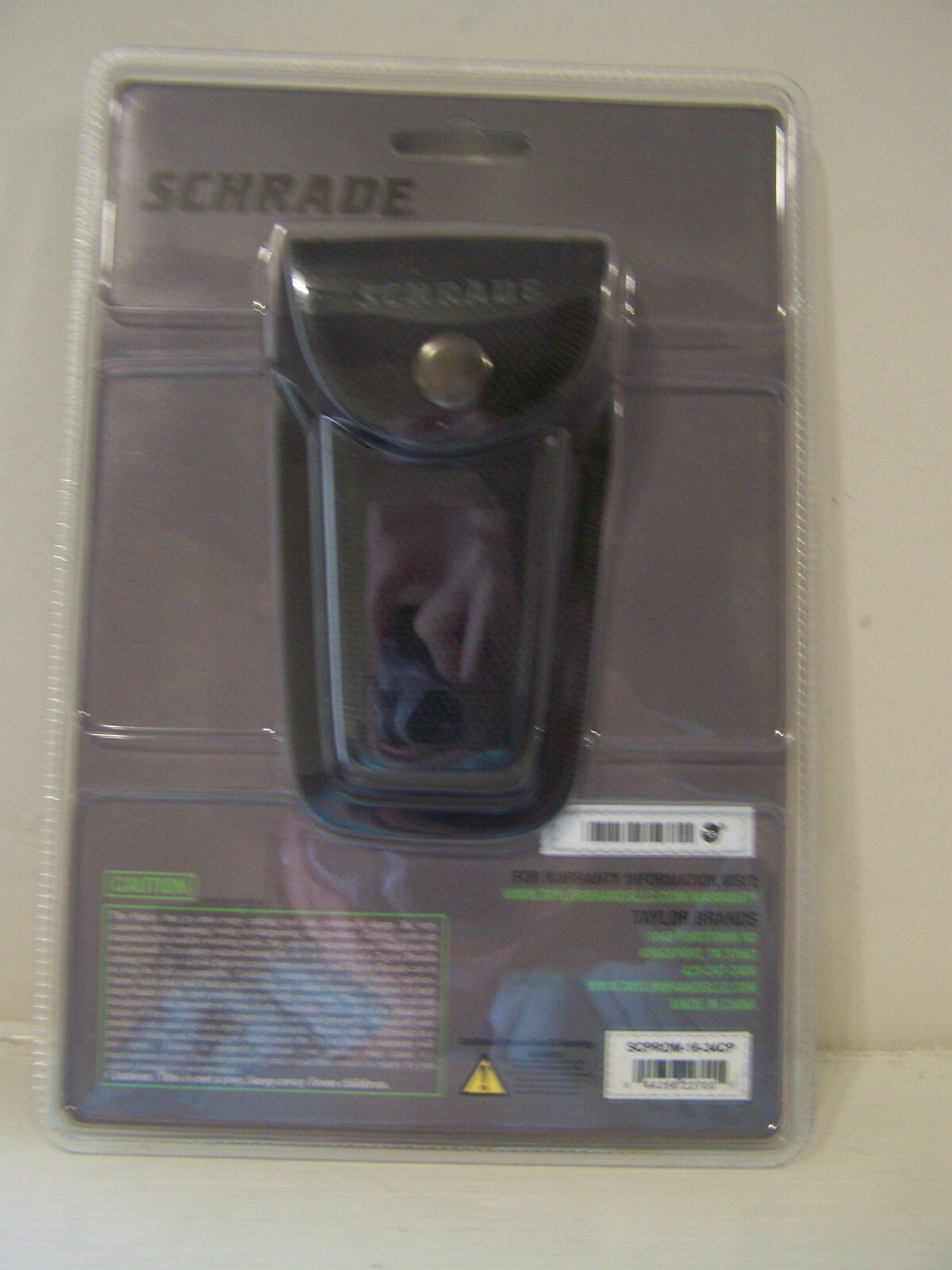Schrade Tough Tool Black 7-in-1 Pocket Multi Tool w/ Nylon Sheath and clip knife