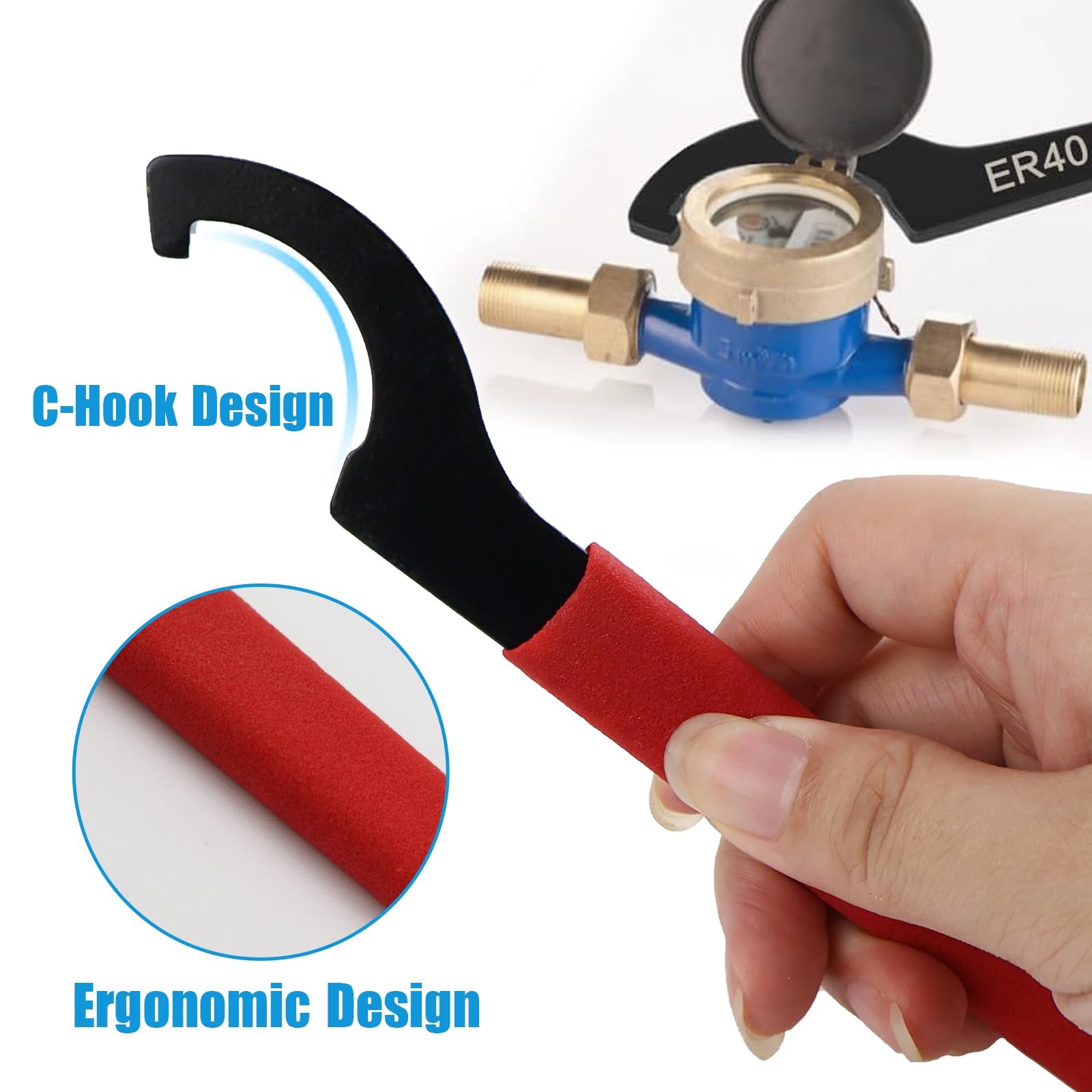 C hook wrench slotted nut wrench hook wrench set wrench tool s…