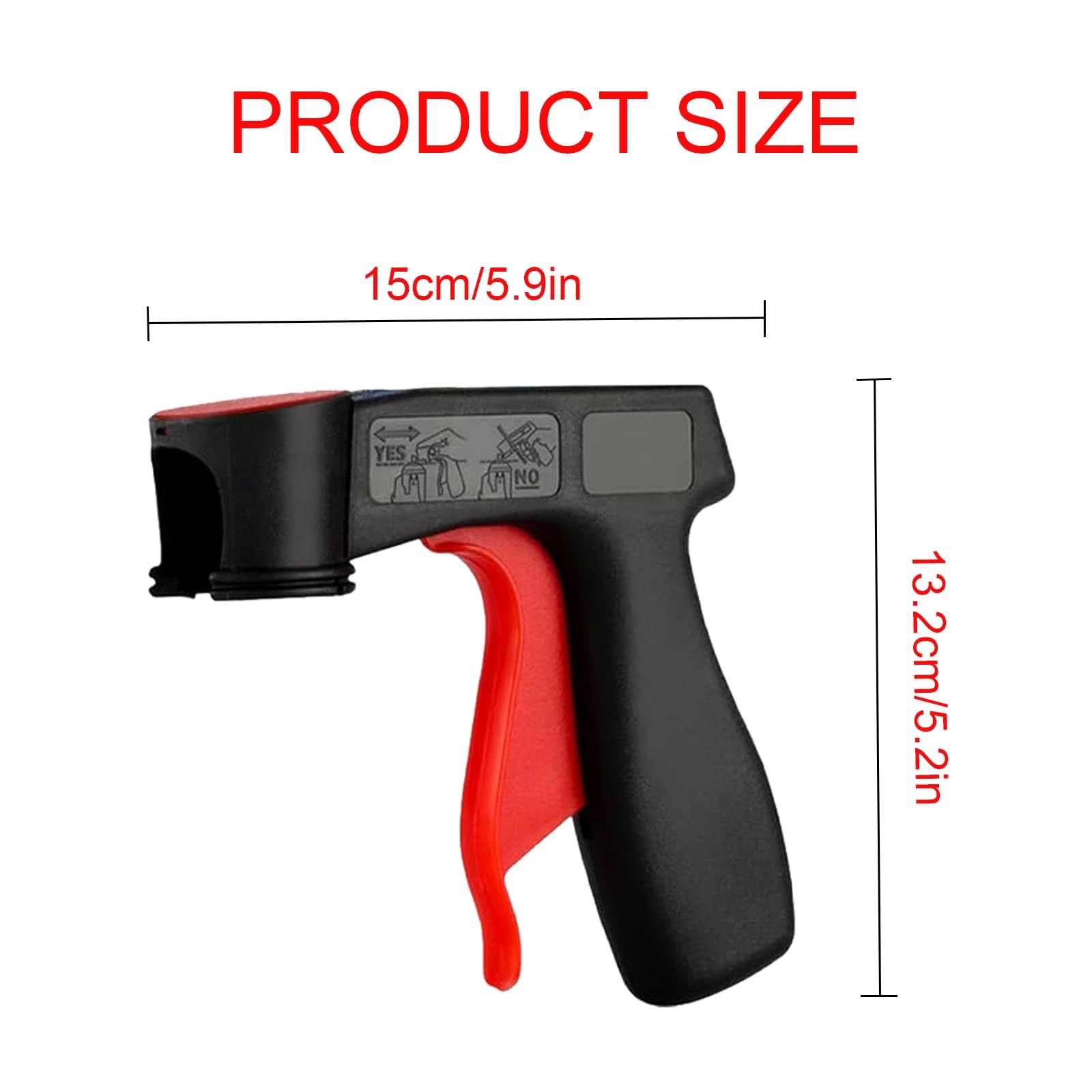 Ready-to-use aerosol trigger handles that convert aerosol cans into spray gun…