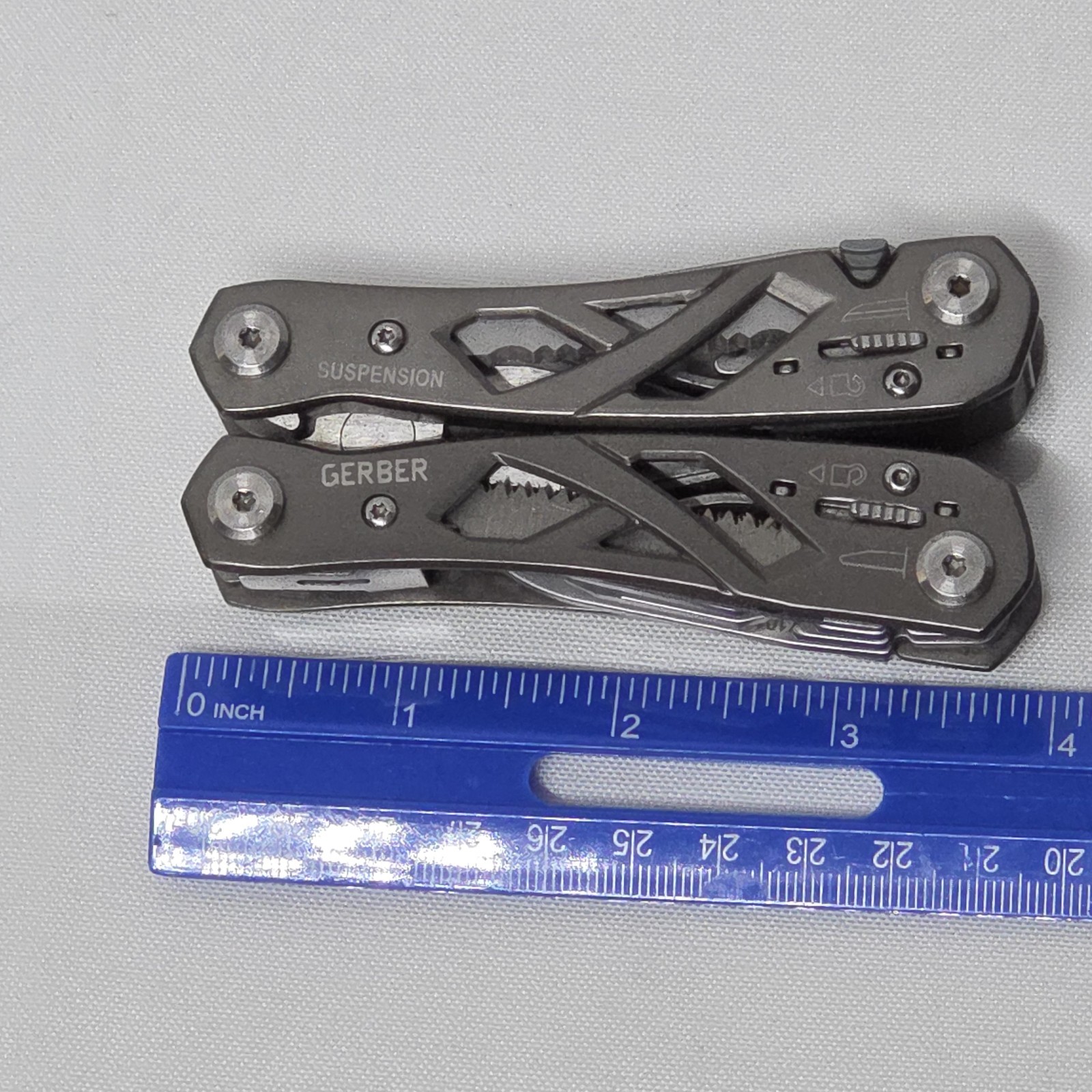 Gerber Suspension-NXT Stainless Steel Multi Tool 15 Tools 31-003889 USED EUC