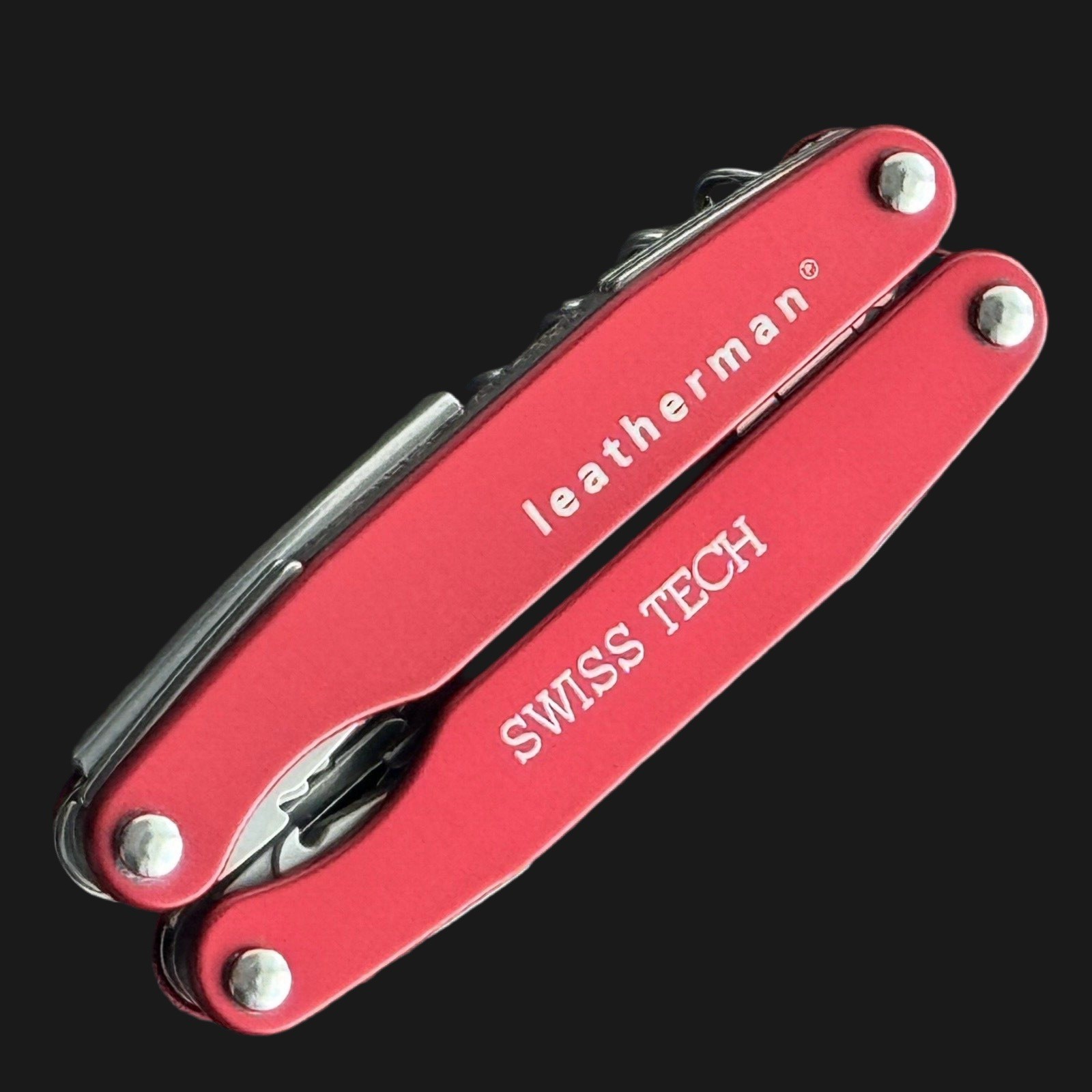 Leatherman Juice C2 Inferno Red multitool. “Swiss Tech” Factory branded