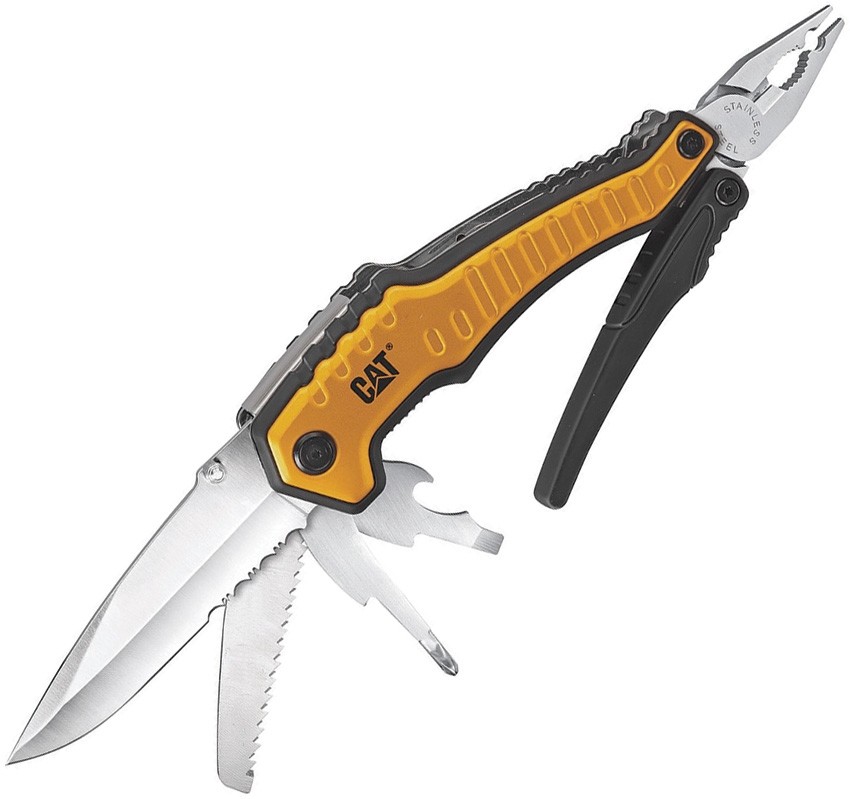 Caterpillar Multi Function Tool 9-in-1, 6.38″ closed, #CAT980045