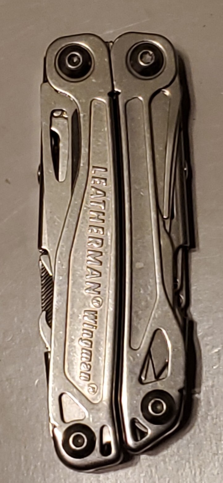 Leatherman Wingman Multi-Tool With Pocket Clip 420HC Stainless Steel LM55