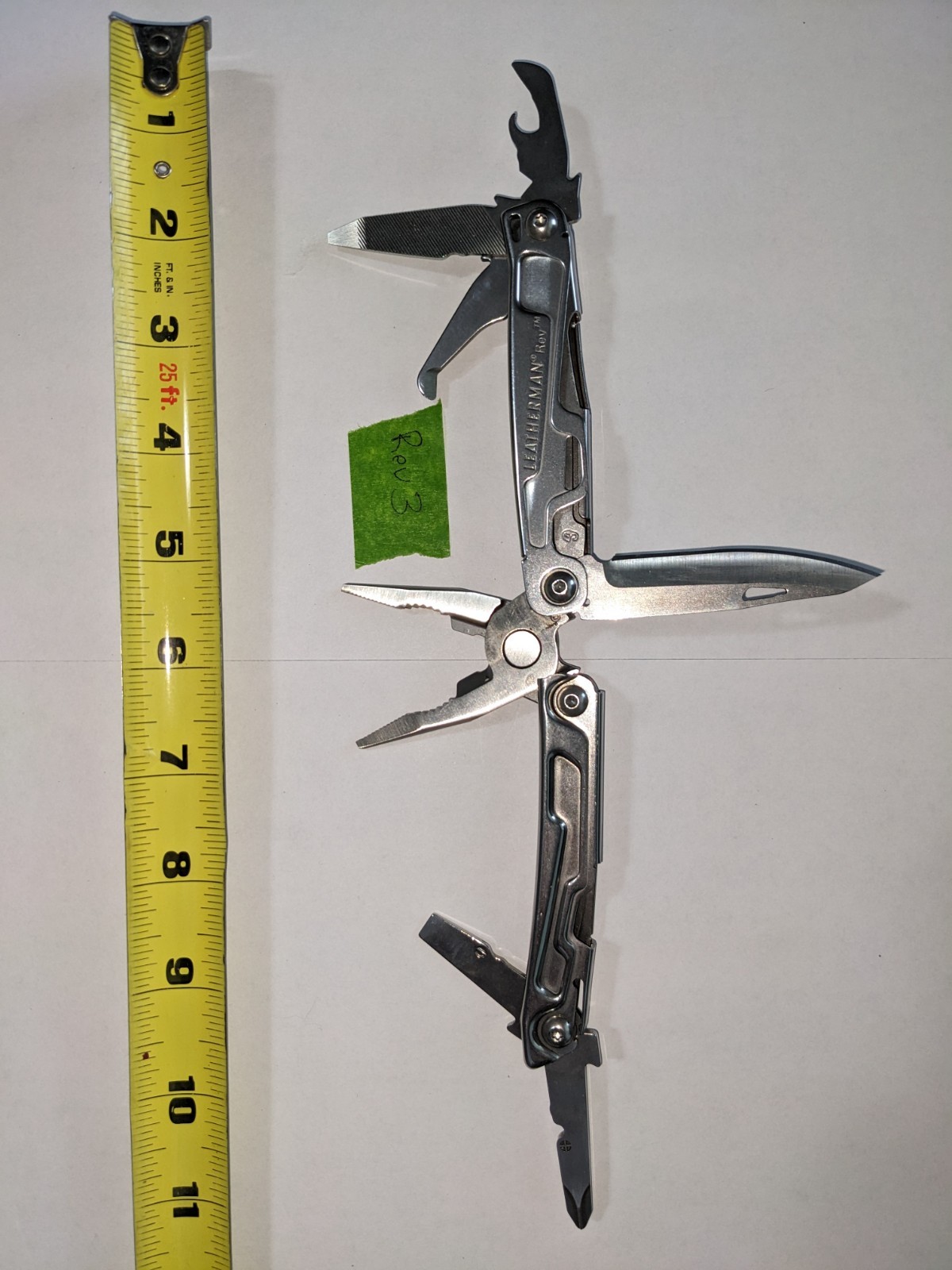 Leatherman Rev – Stainless Steel – Used – Fully Functional – FREE Shipping