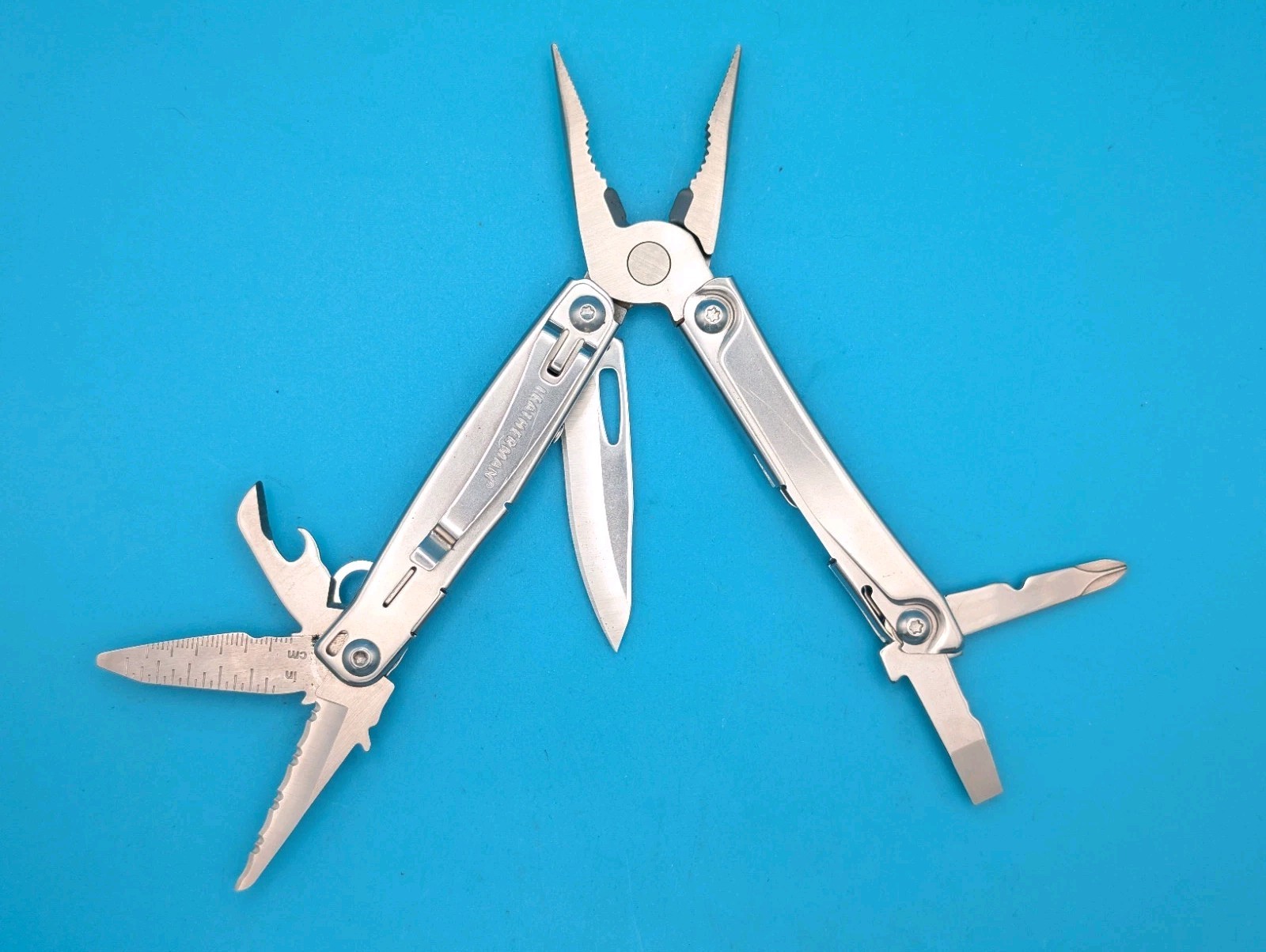 Leatherman Bolster 13 Tool Stainless Steel Multi-Tool! USED