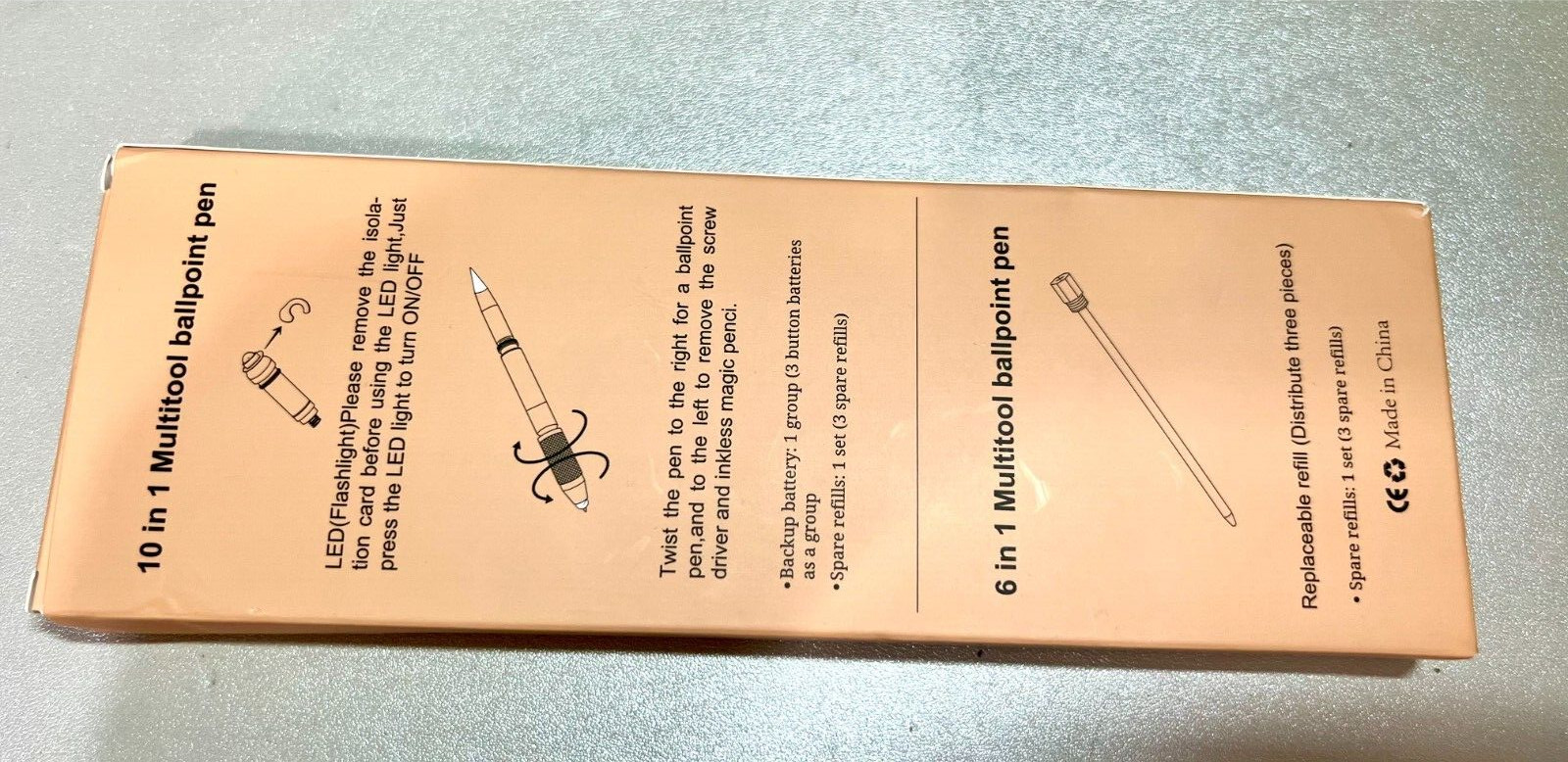 6 in one +10 in one Multitool Pen New open box