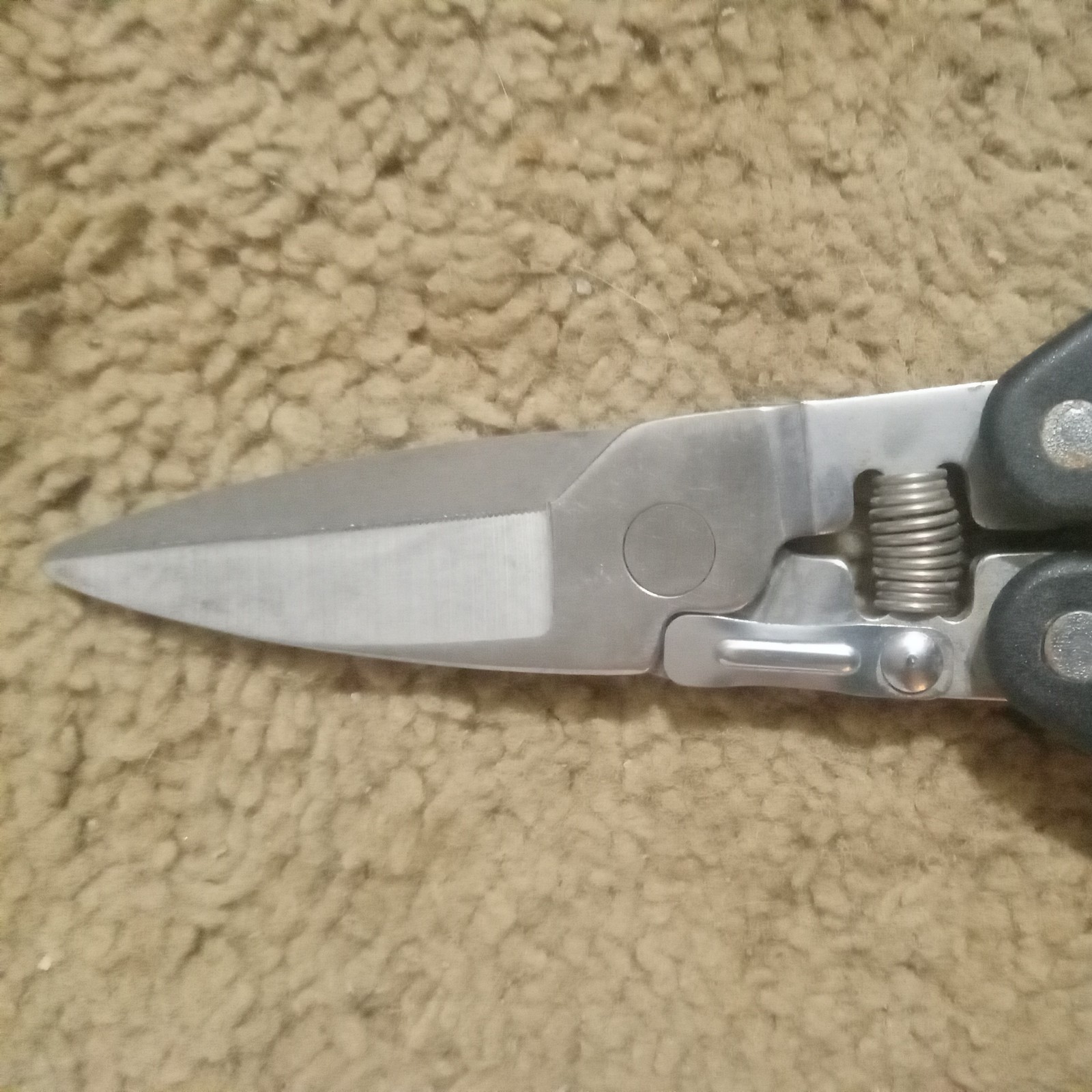 STANLEY 74-438 Folding Pocket Shears Multi Tool Stainless with Sheath