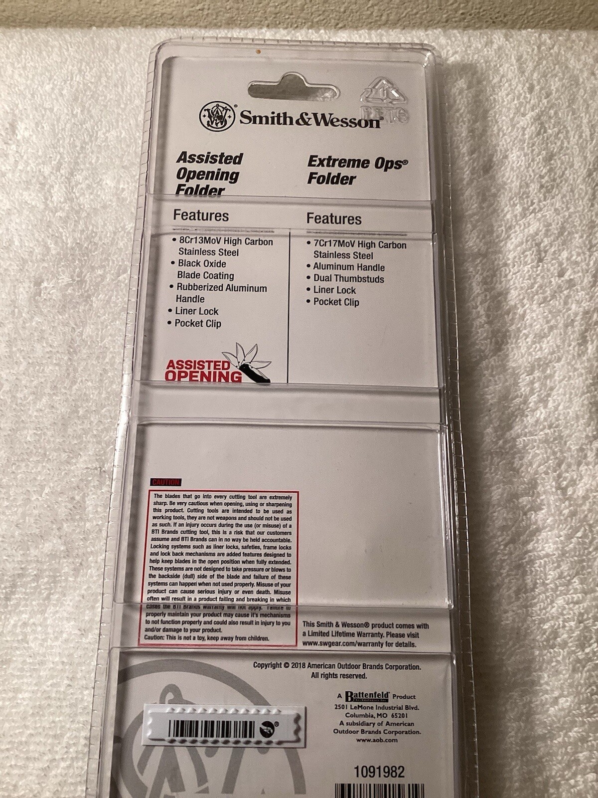Smith And Western Professional Quality, Tools, Assisted Opening Knife.(A1)