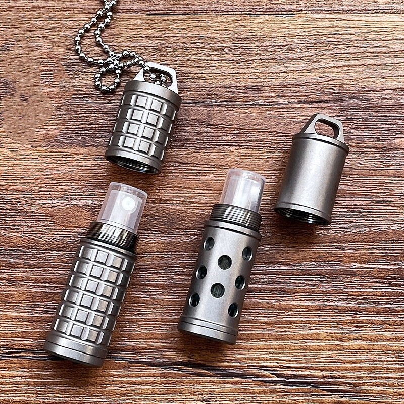 Titanium PEI Perfume Atomizer Bottle Perfume Travel Refillable Dispenser Sprayer