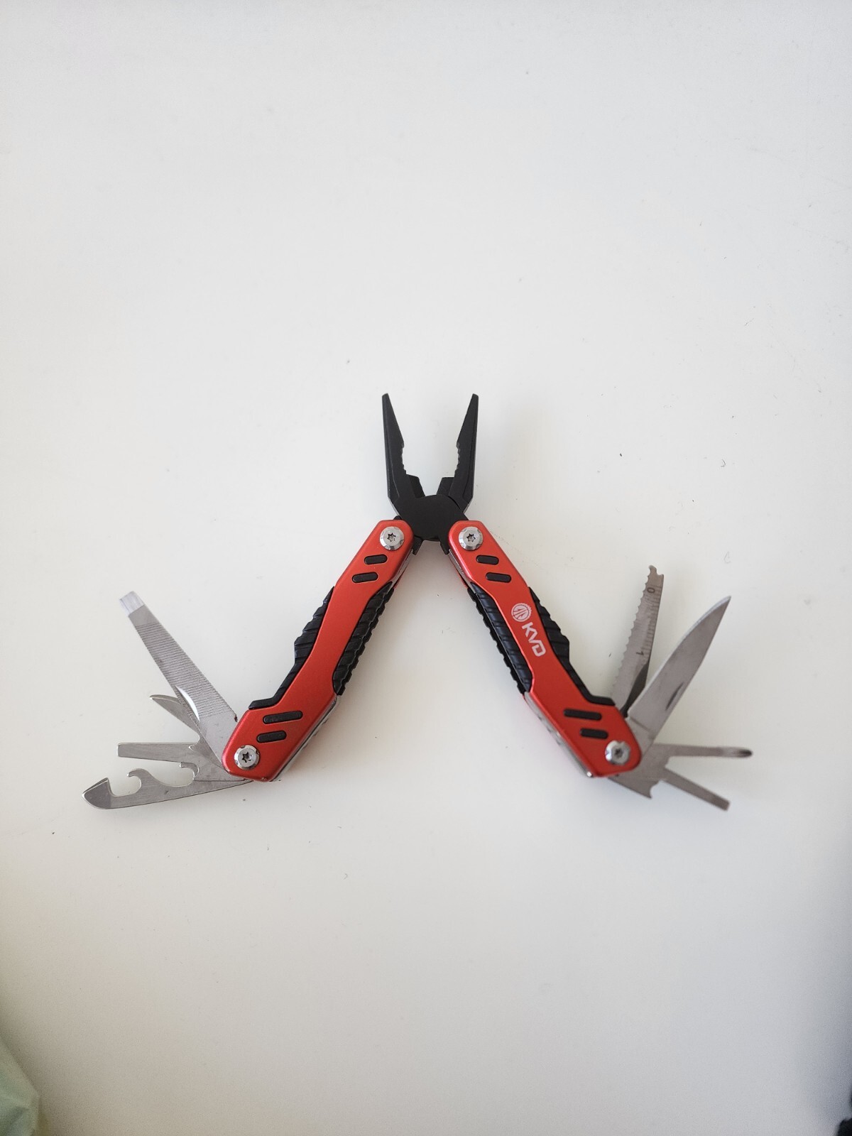 KVD -15 IN 1- multi tools for ( fishing hunting Camping ) RED