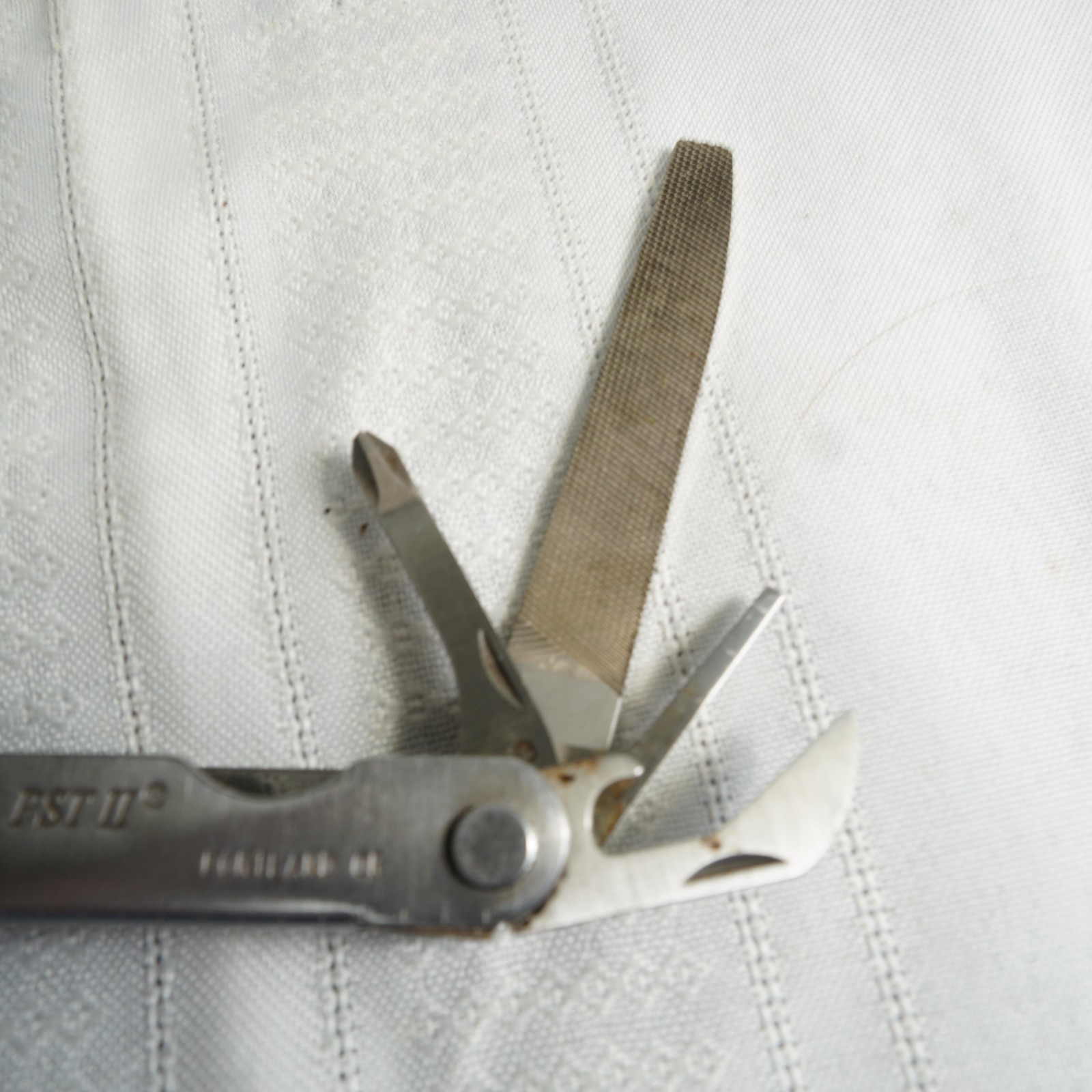 Vintage Leatherman PST II Multi-Tool Stainless Pliers Knife USA Belt Sheath EDC