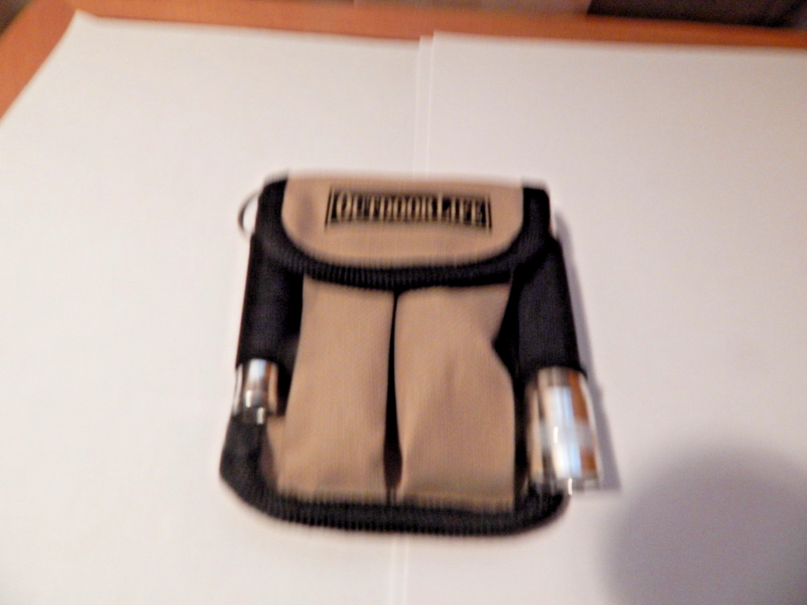 Outdoor Life Magazine Pocket/Belt Survival Kit Knife Whistle Light Compass +More