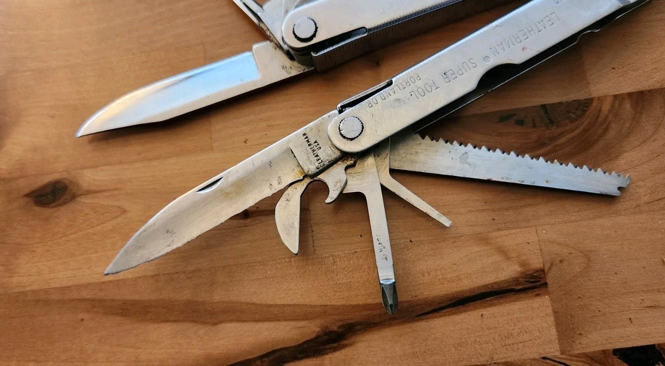Leatherman Super Tool Original Vintage Multi-Tool USA Portland, OR – Great B62