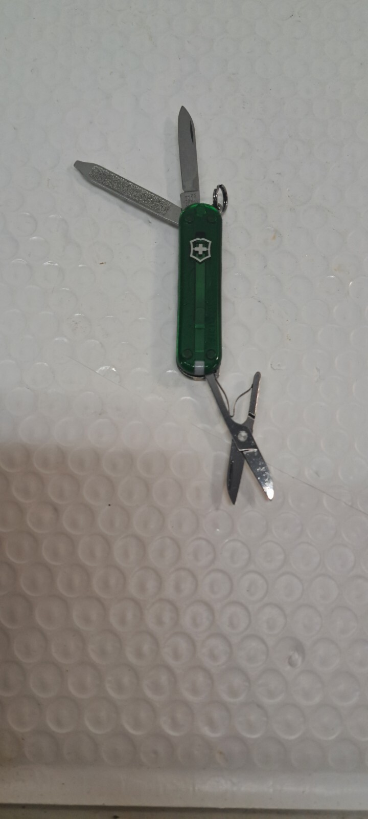 VICTORINOX CLASSIC SD 58MM SWISS ARMY KNIFE POCKET KEYCHAIN TRANSLUCENT green