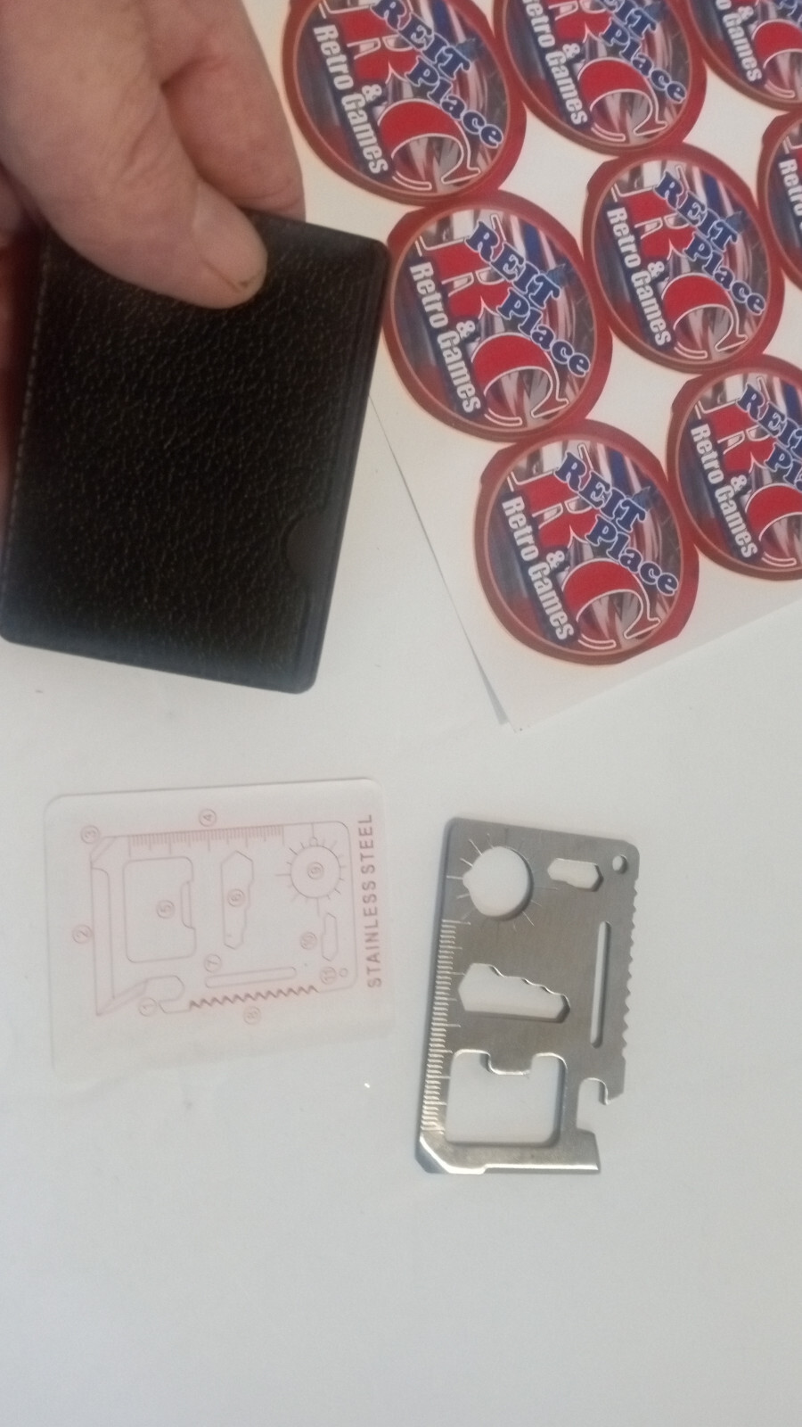 Credit Card Sized Survival Tool Opener Multi Tool